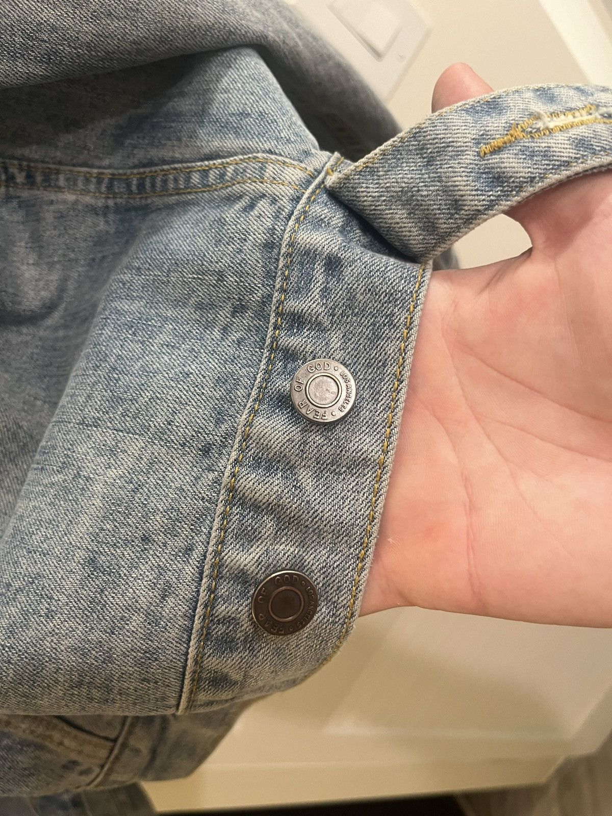 Fear of God Fourth Collection Denim Trucker Jacket Size US XL / EU 56 / 4 - 4 Thumbnail