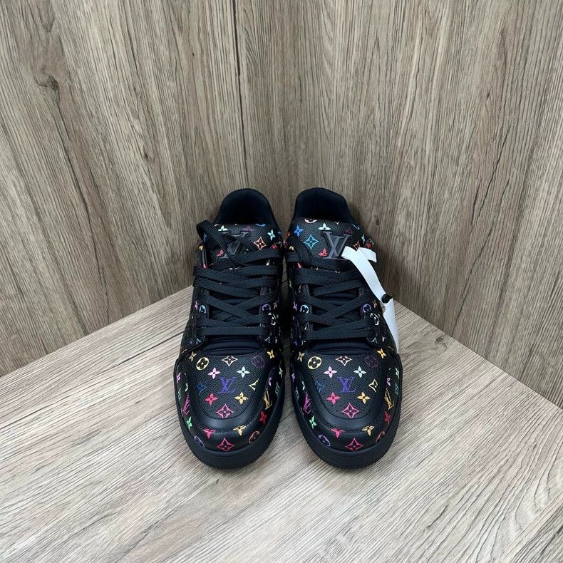 Louis Vuitton Louis Vuitton Trainer Black Tri-color Board Shoes Size US 9 / EU 42 - 2 Thumbnail