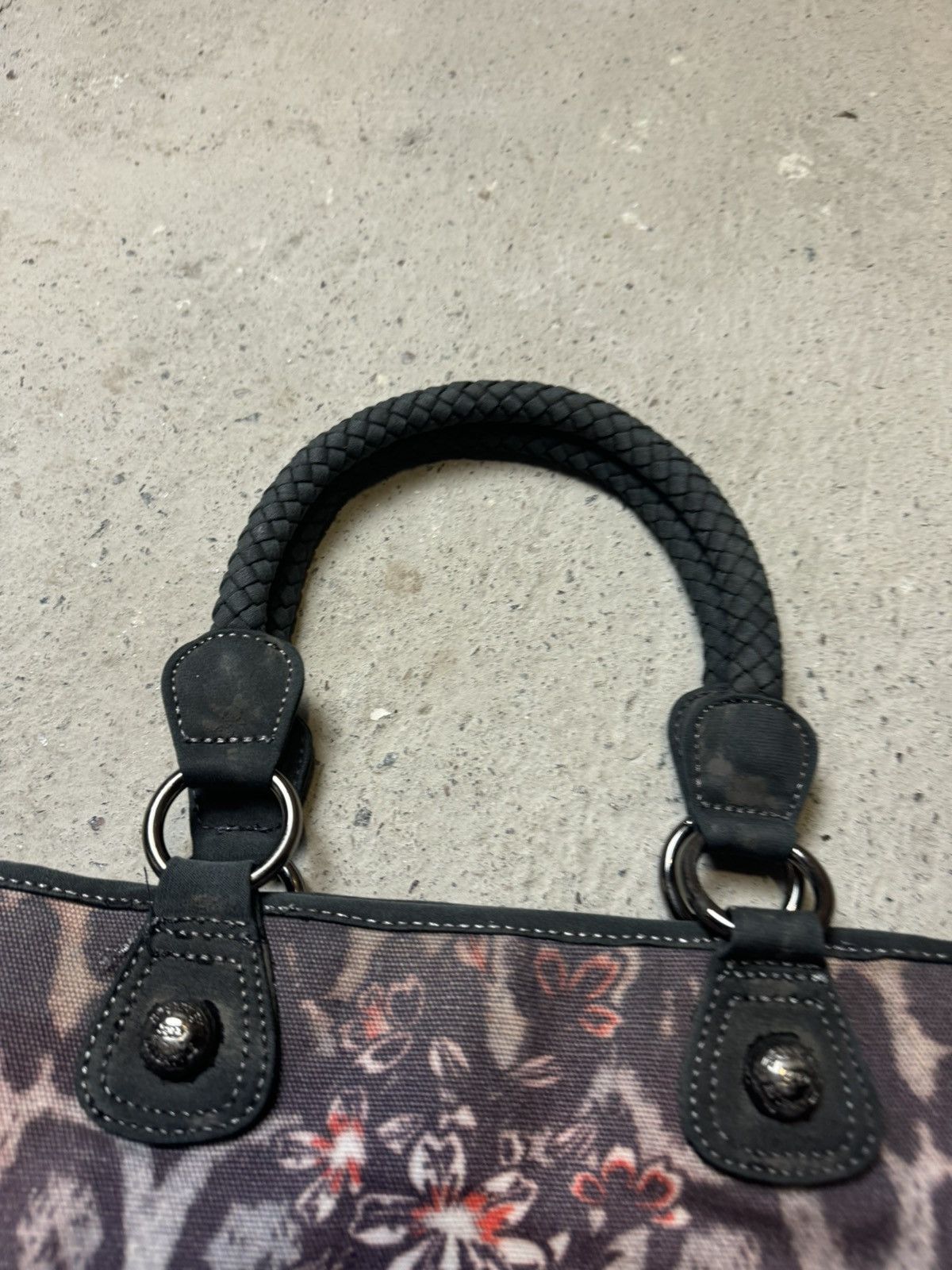 Ed Hardy × Japanese Brand × Vintage Vintage Y2K Ed Hardy Faded Skull Hippie Logo Bag Messenger Size ONE SIZE - 10 Thumbnail