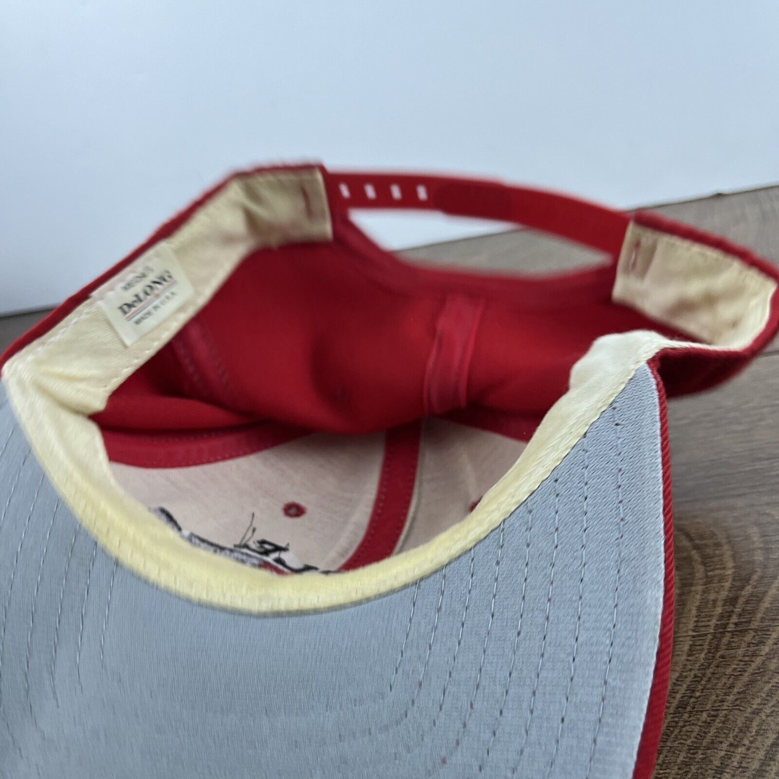 Other Steele Lions Hat Steele Red Hat Adjustable Adult Size Hat Re Size ONE SIZE - 11 Thumbnail
