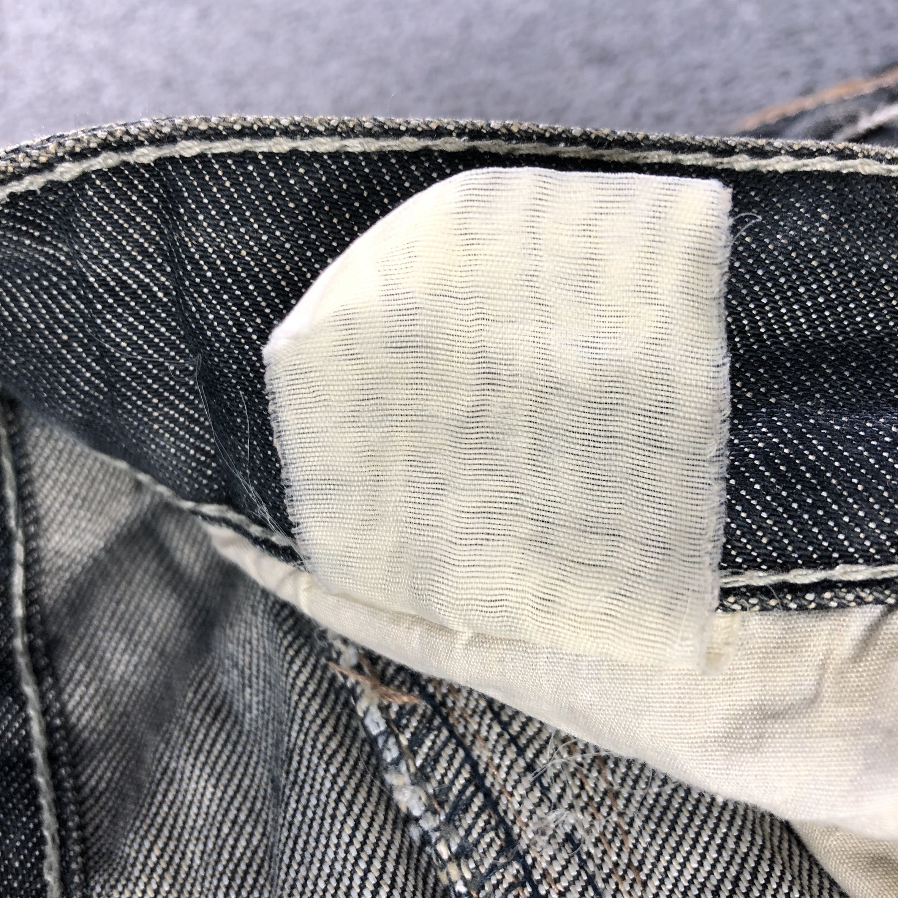 Japanese Brand Vintage Die Boo Lu Jeans-J4544 Size US 34 / EU 50 - 12 Thumbnail