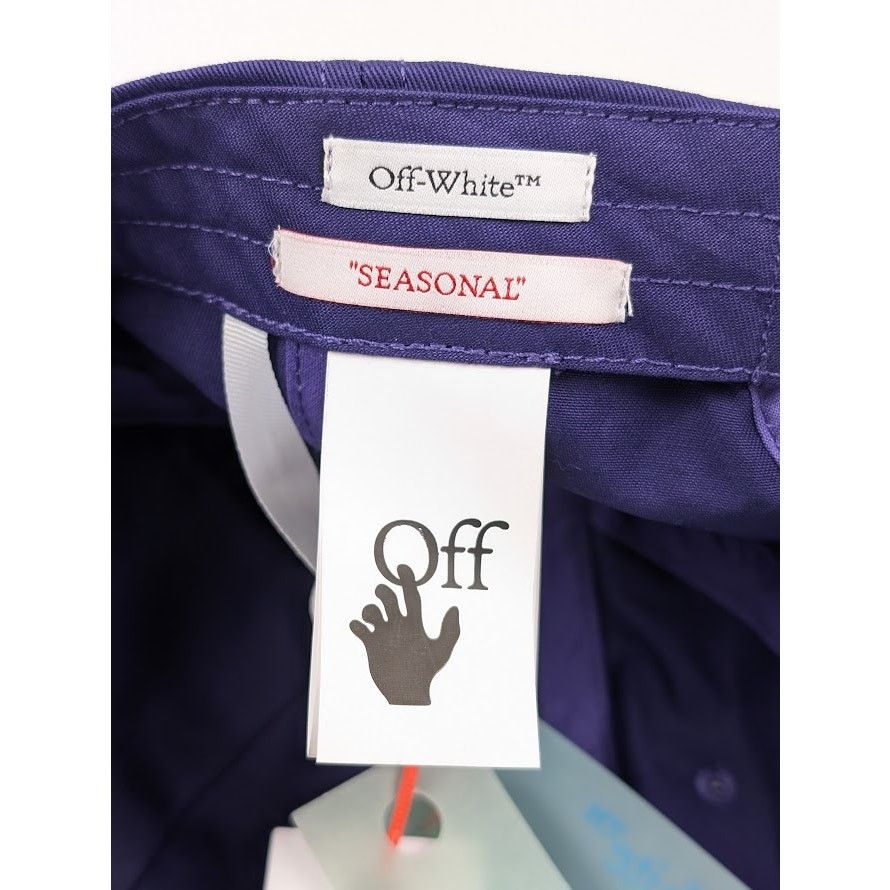 Off-White o1rshd1 Size: OS / Varsity Baseball Hat / Cap Purple/Green Size ONE SIZE - 16 Thumbnail