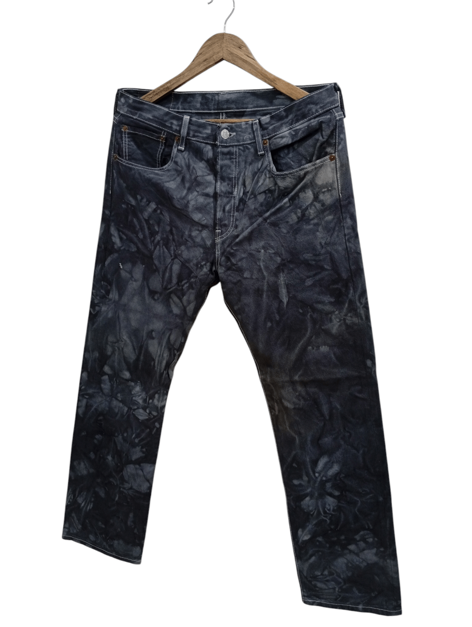 Levi's 🔥🔥Levi's 501 Tye Dye Jeans Denim Size US 34 / EU 50 - 3 Thumbnail