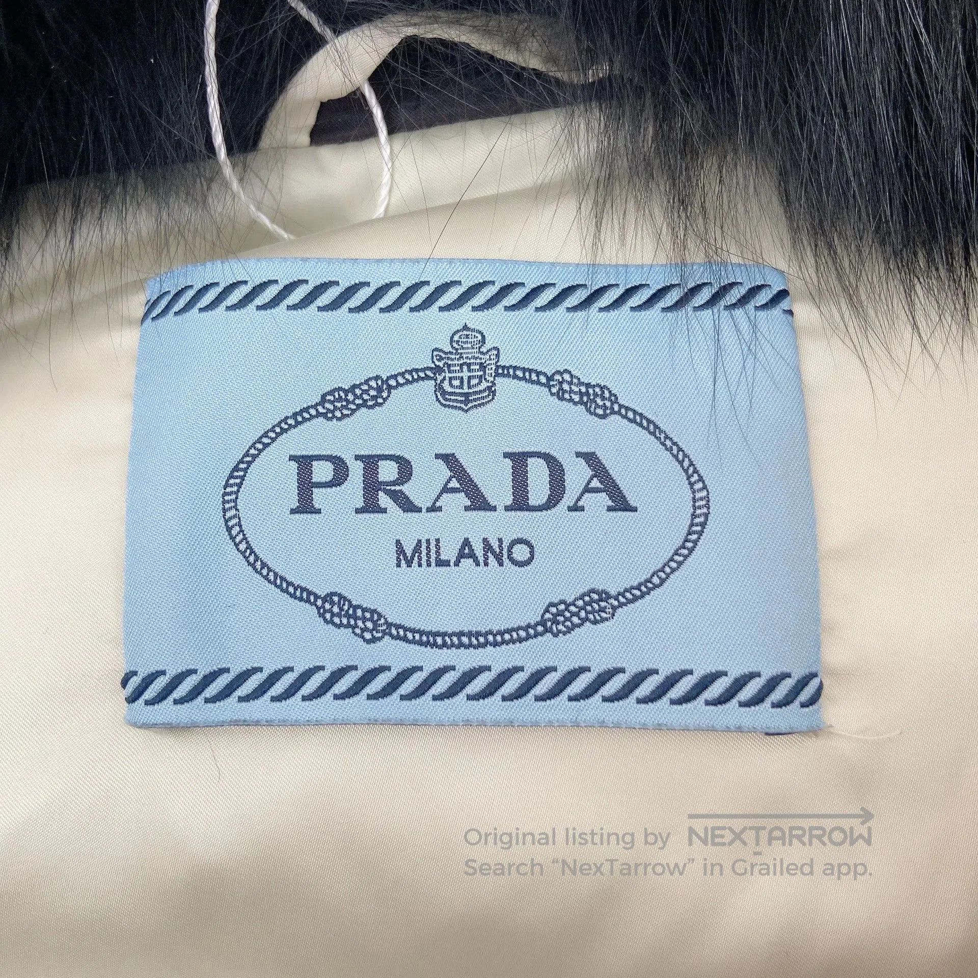 Prada Prada Black Fur Collar Down Jacket. Size S / US 4 / IT 40 - 7 Thumbnail