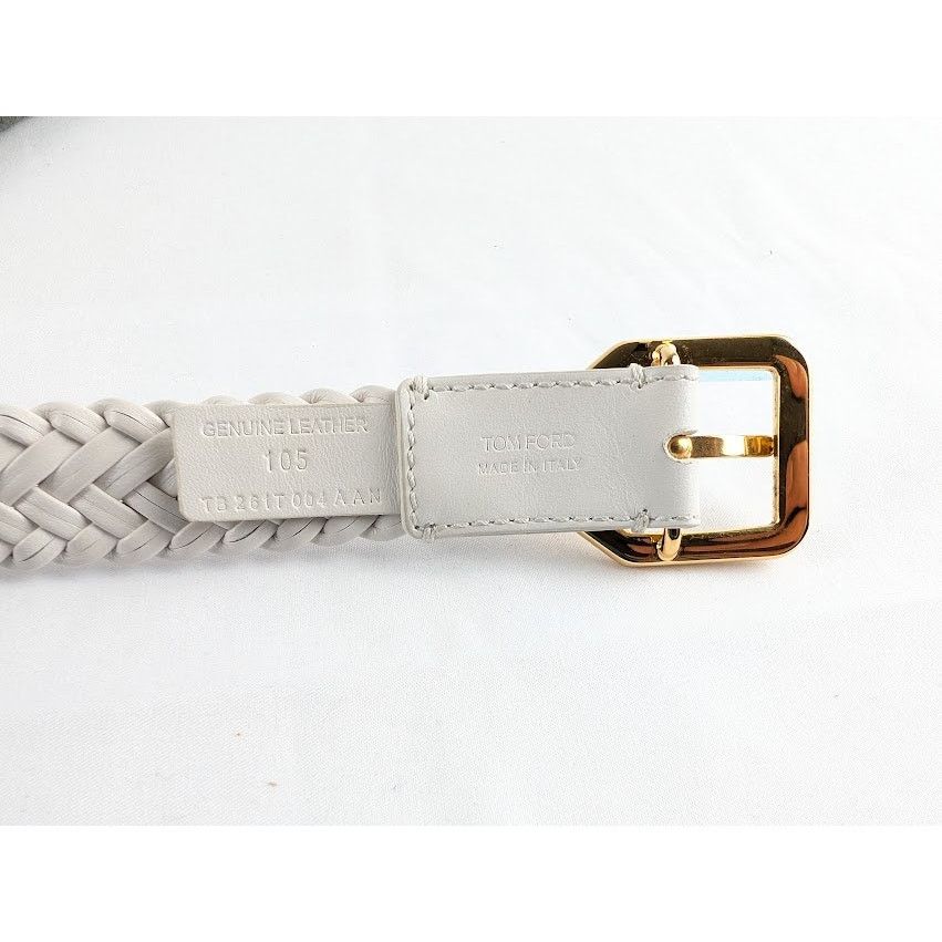 Tom Ford o1rshd1 Size: 105cm / Men's Leather Belts in White Size 40 - 3 Thumbnail