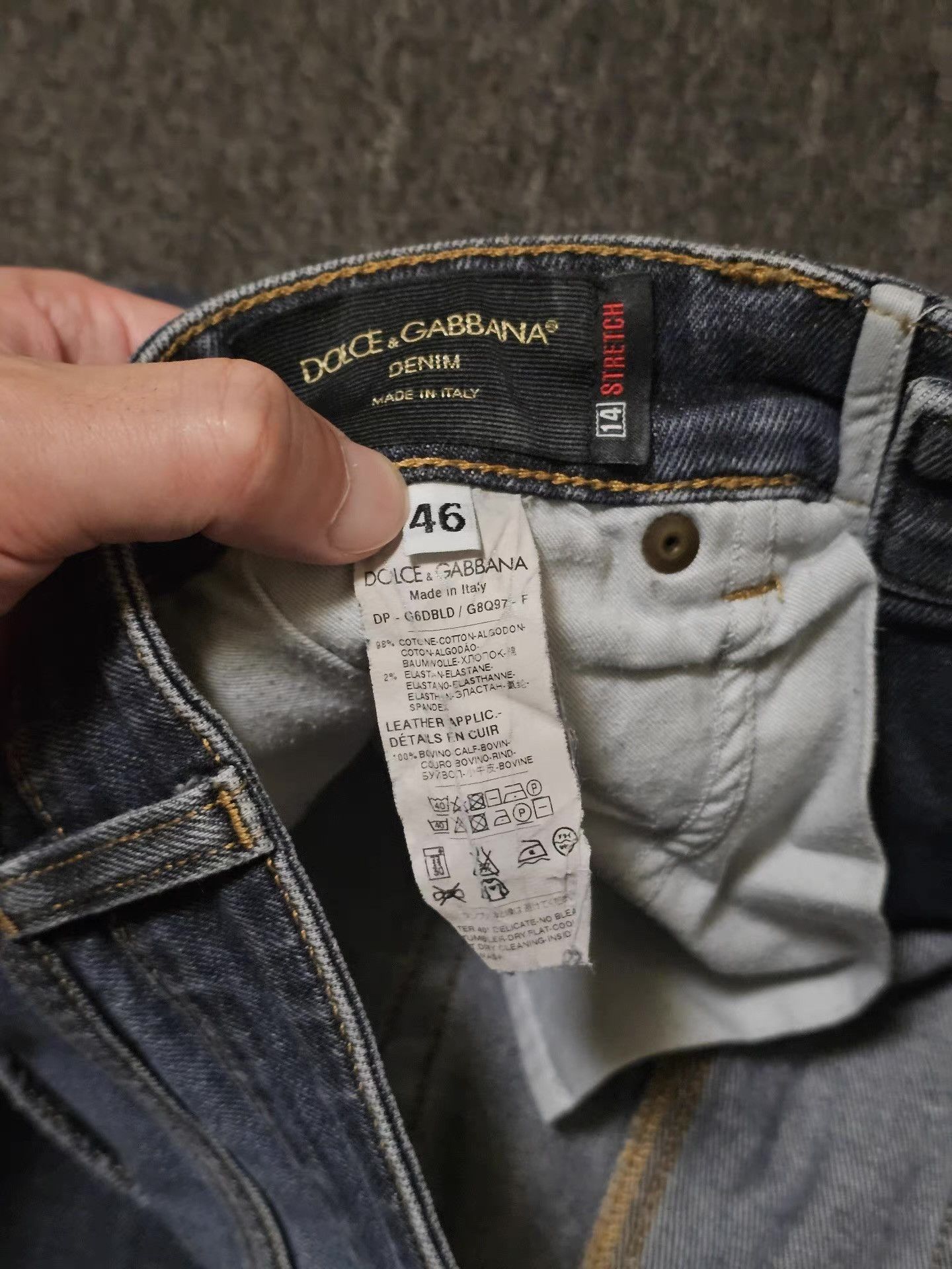 Dolce & Gabbana Dolce & Gabbana jeans, Size US 34 / EU 50 - 6 Thumbnail