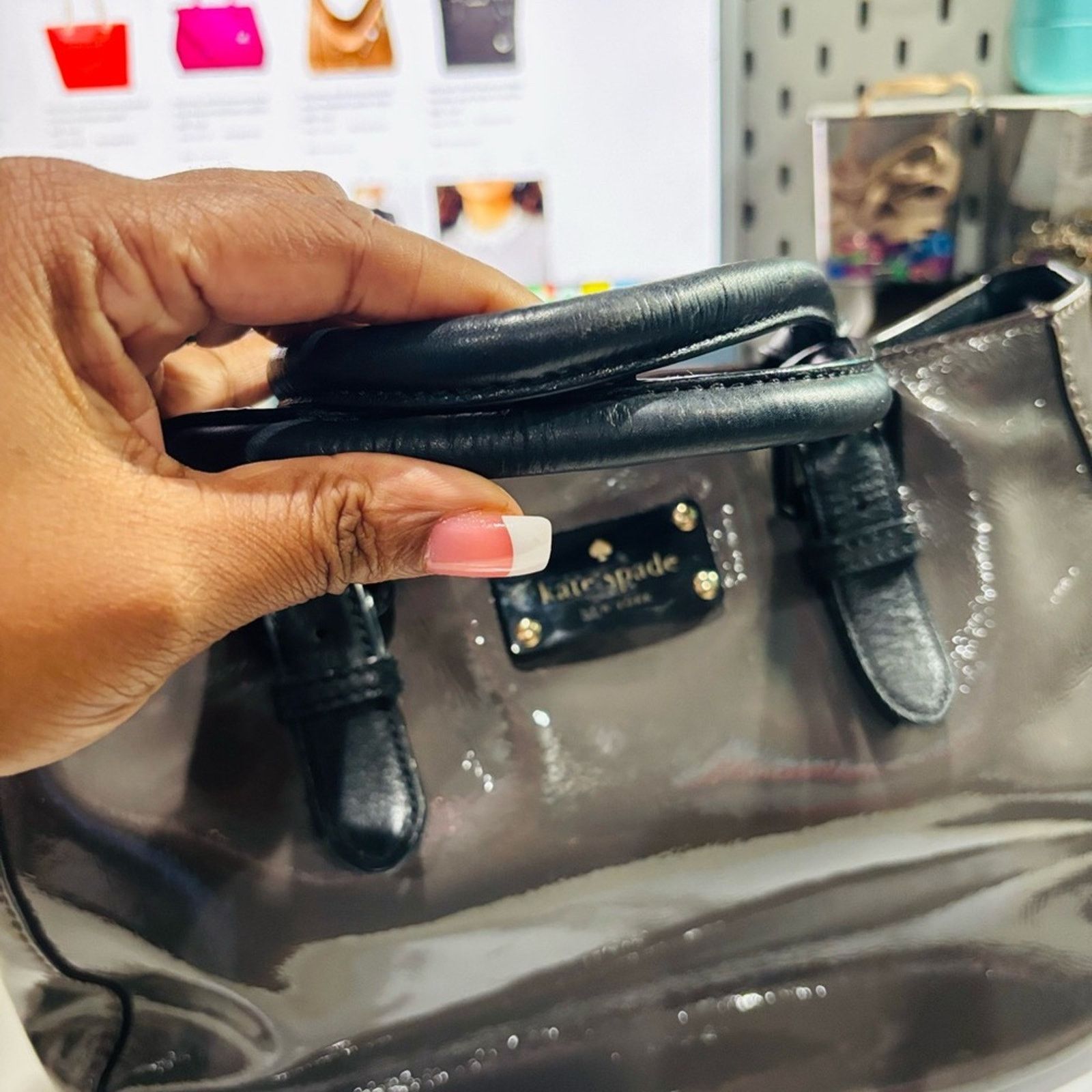 Kate Spade KATE SPADE Carlisle Street Sylvie Satchel in Cliff Grey Size ONE SIZE - 10 Thumbnail