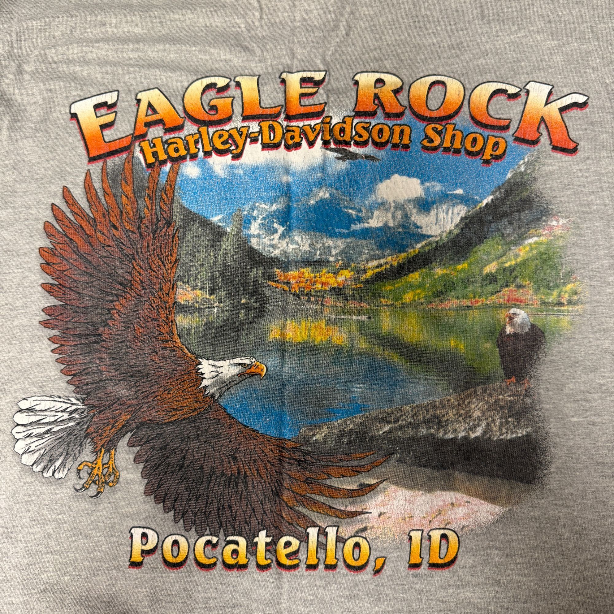 Harley Davidson Harley Davidson EAGLE ROCK Pocatello ID Mountain Scenic View Size US XL / EU 56 / 4 - 10 Thumbnail