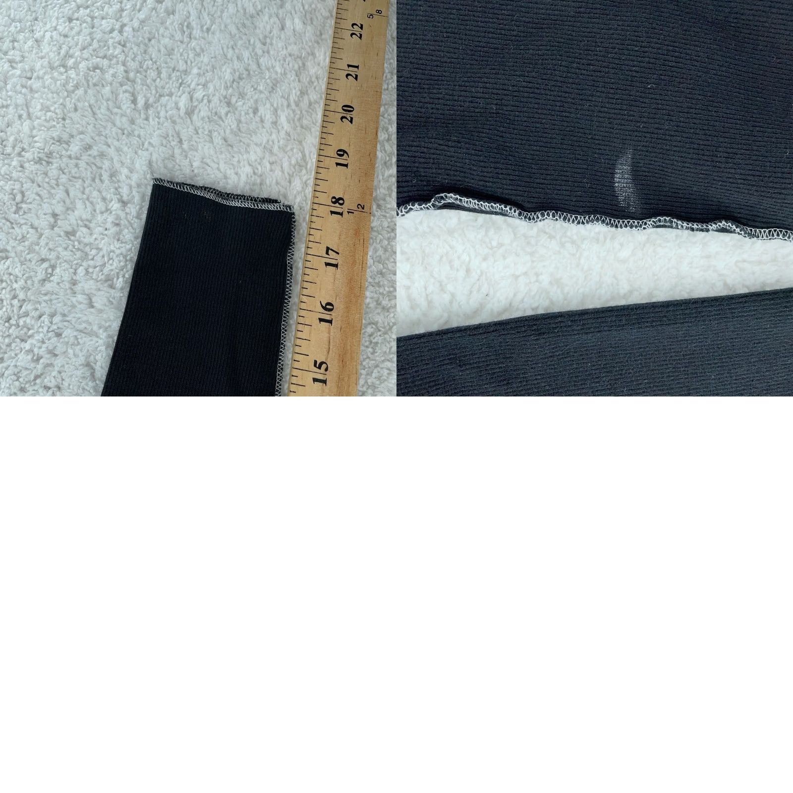 Brandy Melville Brandy Melville Mckenna Top Womens 37 Black Cropped Rib Knit Stretch Long Sleeve Size XS / US 0-2 / IT 36-38 - 8 Thumbnail