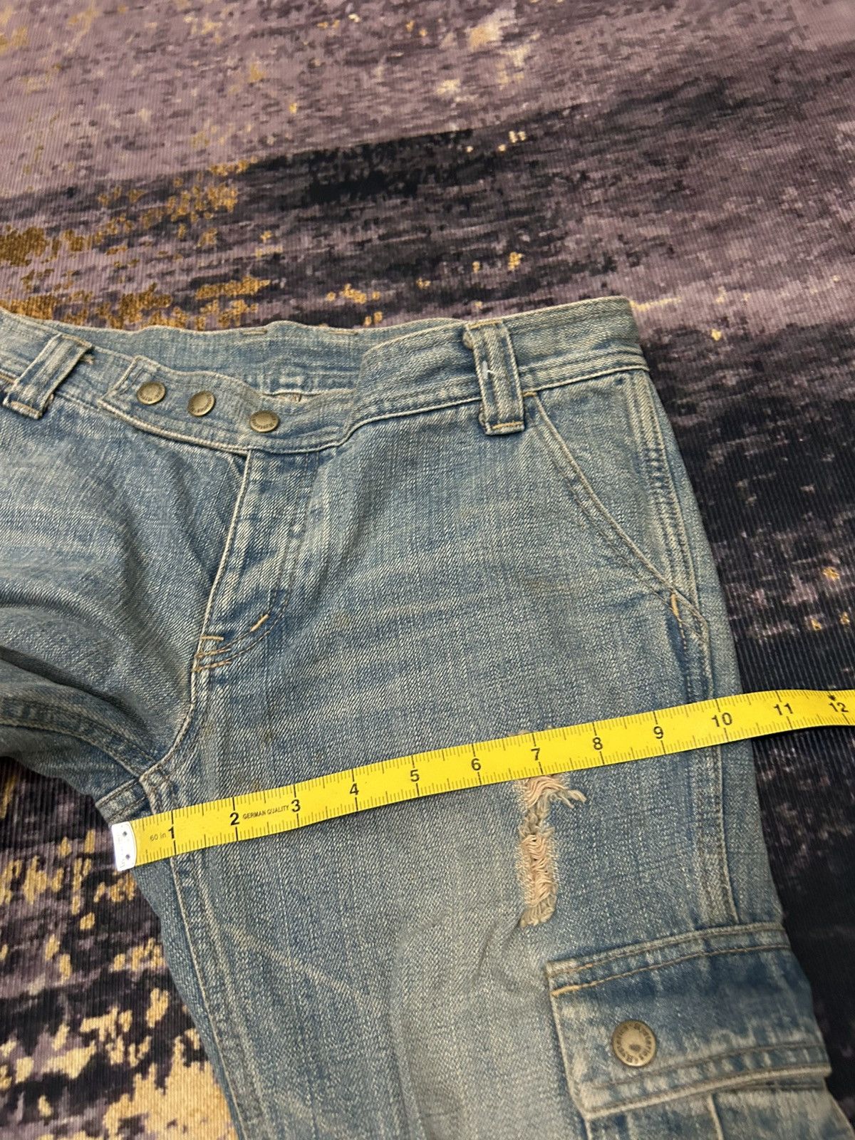Hysteric Glamour Vintage Hysteric Glamour Bondage Cargo Croped Jeans Size US 30 / EU 46 - 21 Thumbnail