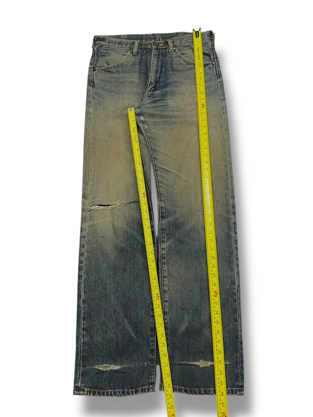 Wrangler Vintage Wrangler Japan (NIP) Denim- Faded Mud Wash Jeans W34 Size US 34 / EU 50 - 16 Thumbnail