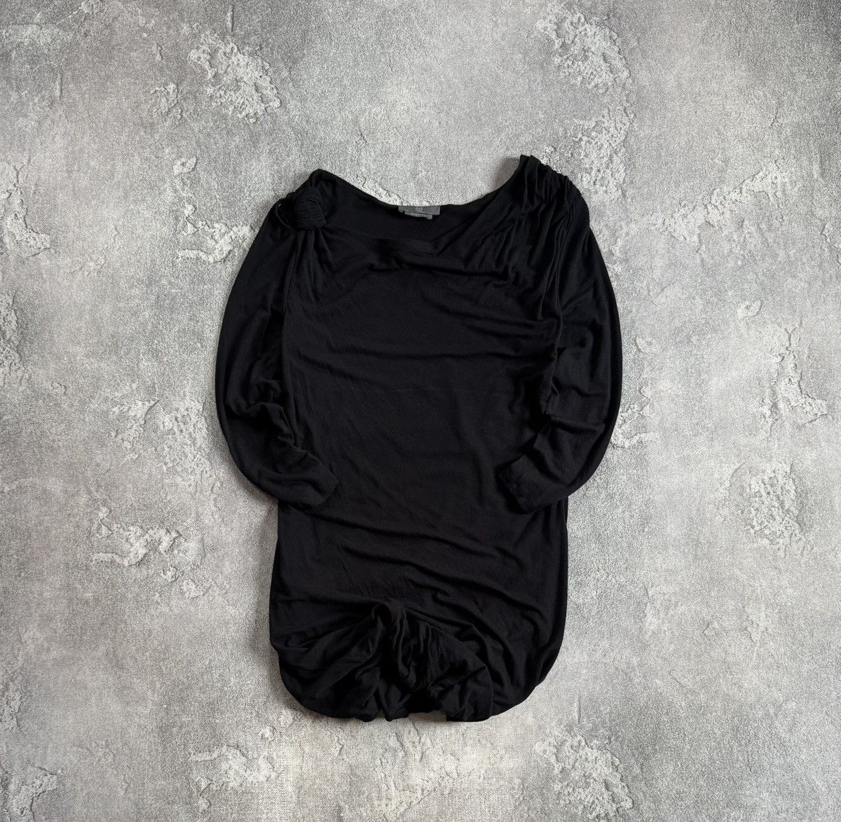 McQ Alexander McQueen MCQ Alexander McQueen L/size black dress 👗 off shoulder Size L / US 10 / IT 46 - 1 Thumbnail