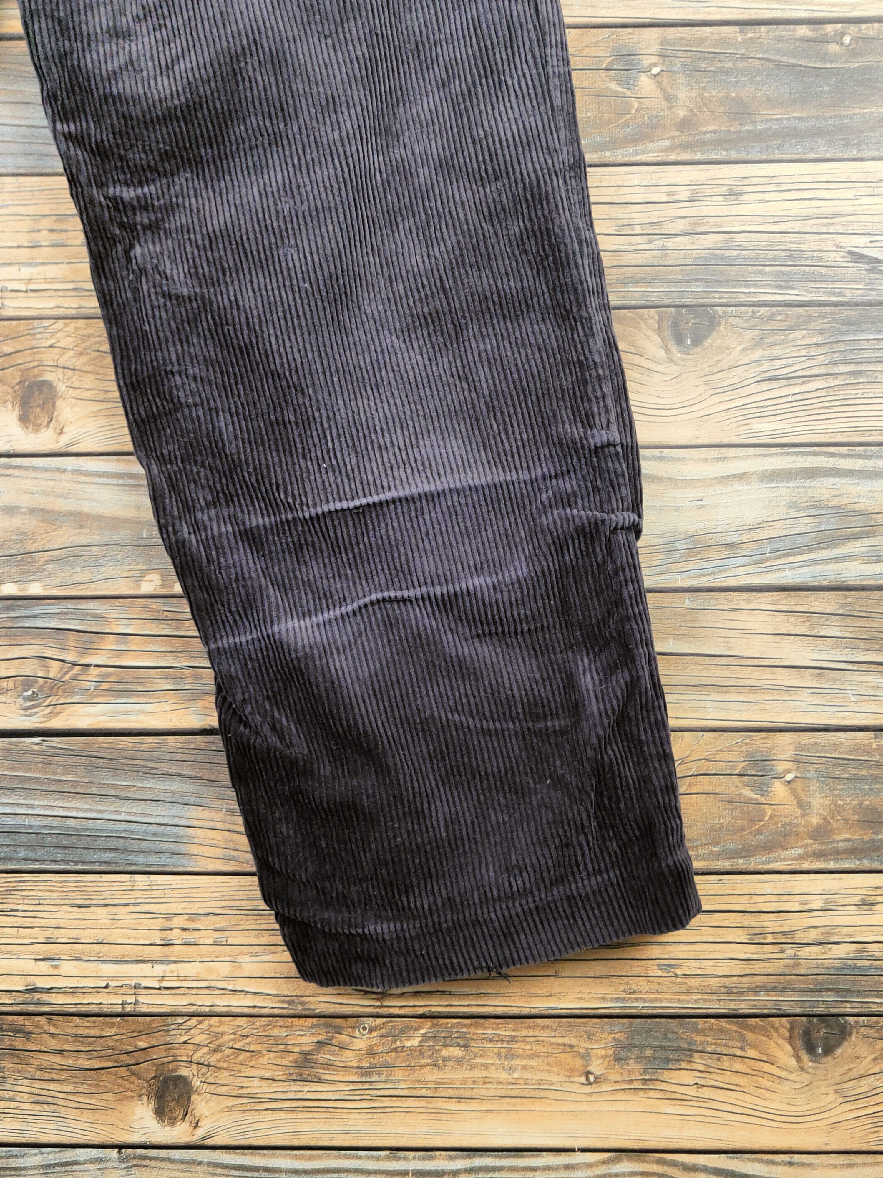 Japanese Brand DL Japanese Brand Dark Gray Corduroy Pants #46-368 Size US 27 - 11 Thumbnail