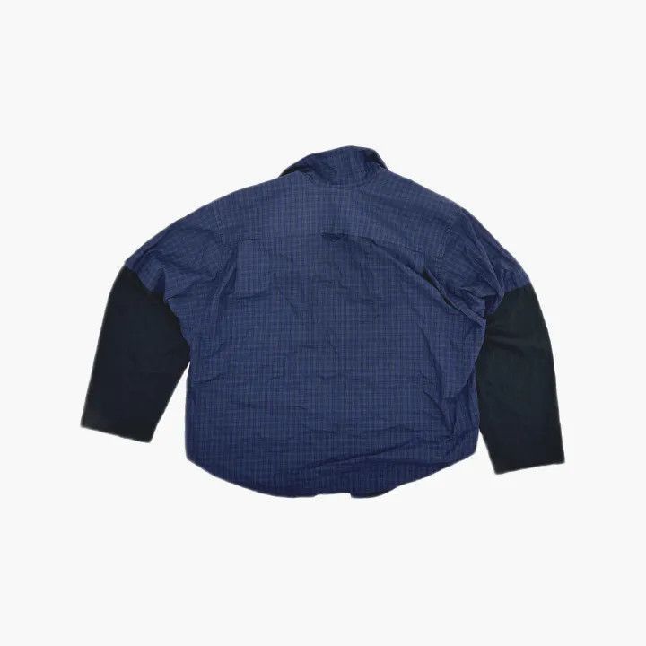 Balenciaga Balenciaga Balenciaga Blue Long Sleeve Layered TShirt -250 Size US M / EU 48-50 / 2 - 2 Thumbnail