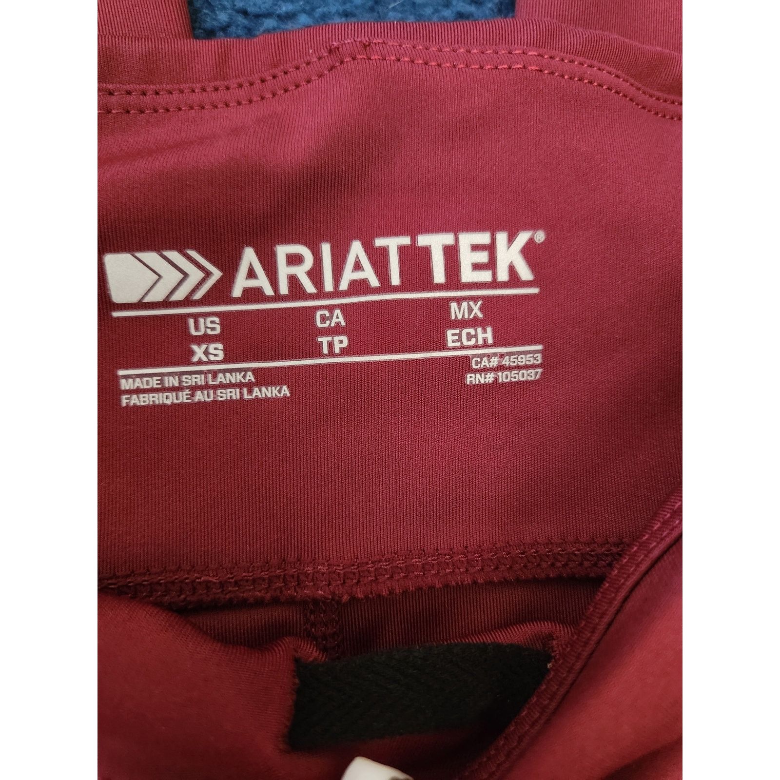 Ariat Ariat Tek Women's Maroon Xs Active Leggings Size 25" / US 0 / IT 36 - 6 Thumbnail