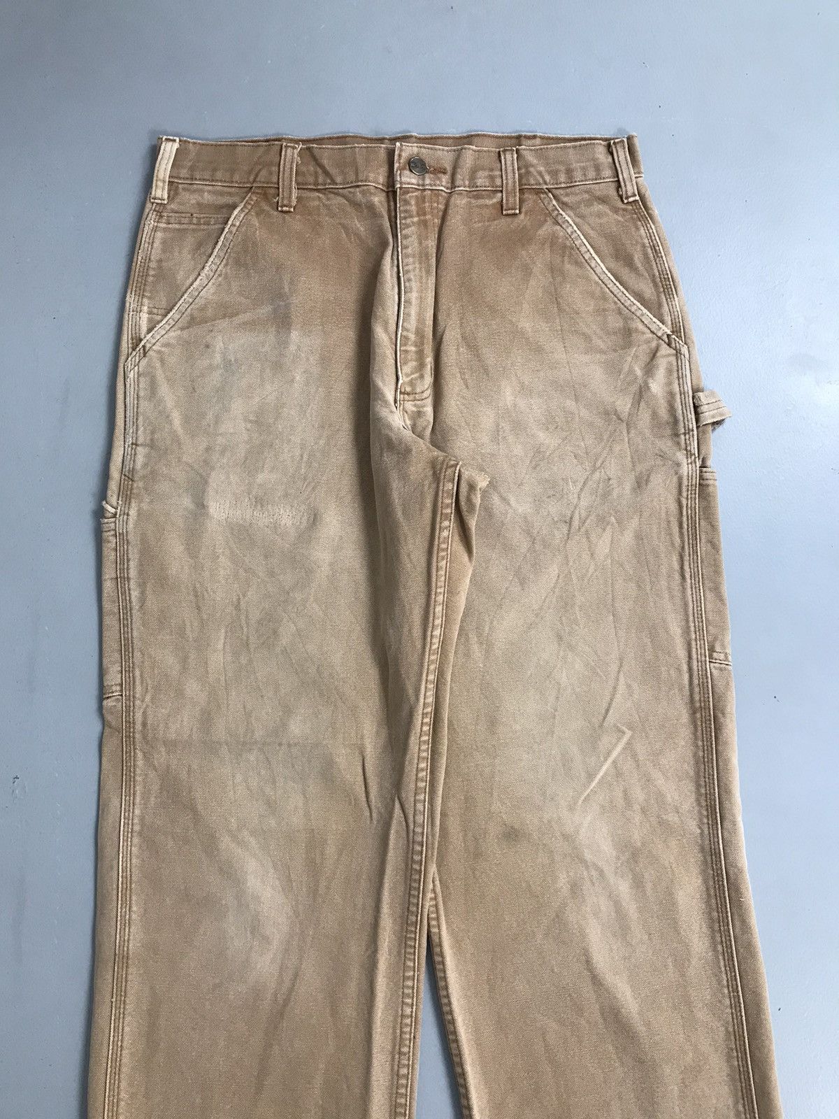 Carhartt Vintage Carhartt B11 BRN carpenter workwear denim Size US 34 / EU 50 - 5 Thumbnail