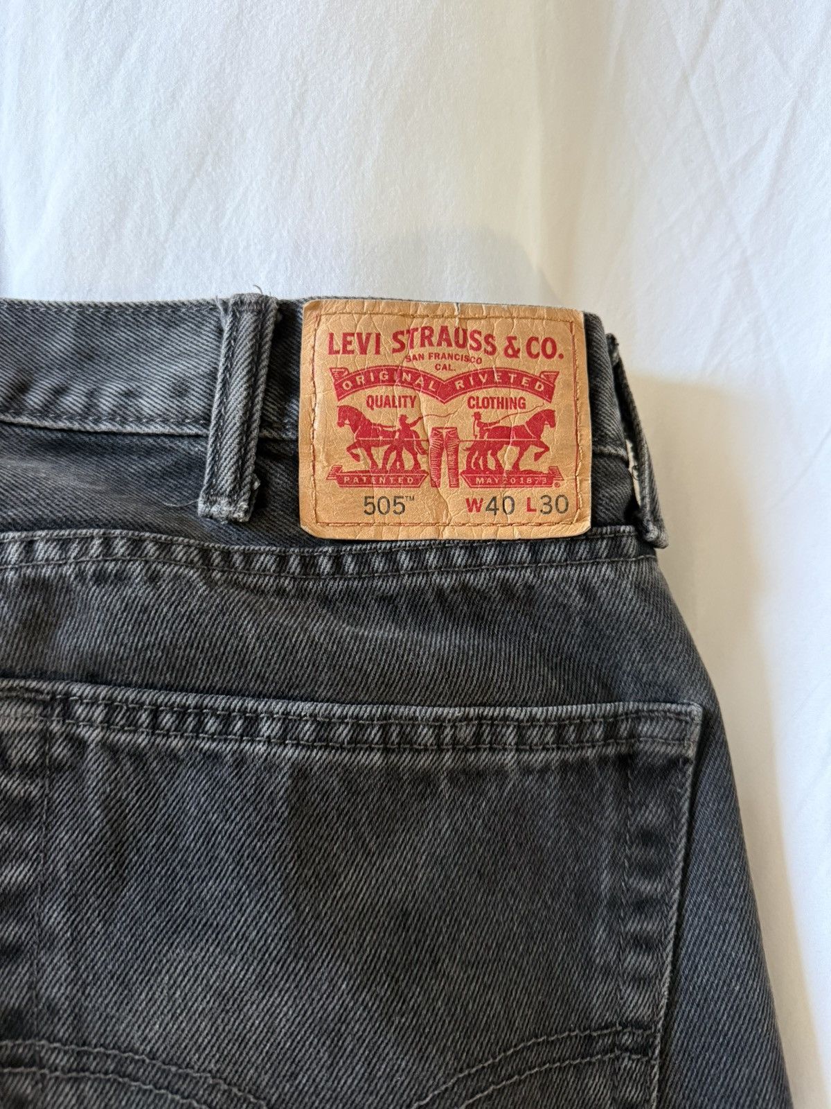 Levi's Levis 505 black size 40x30 Size US 40 / EU 56 - 3 Thumbnail