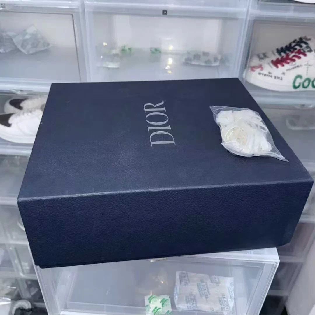 Dior Dior B23 Oversized Oblique Print White/Red 41.5 Size US 8.5 / EU 41-42 - 8 Thumbnail