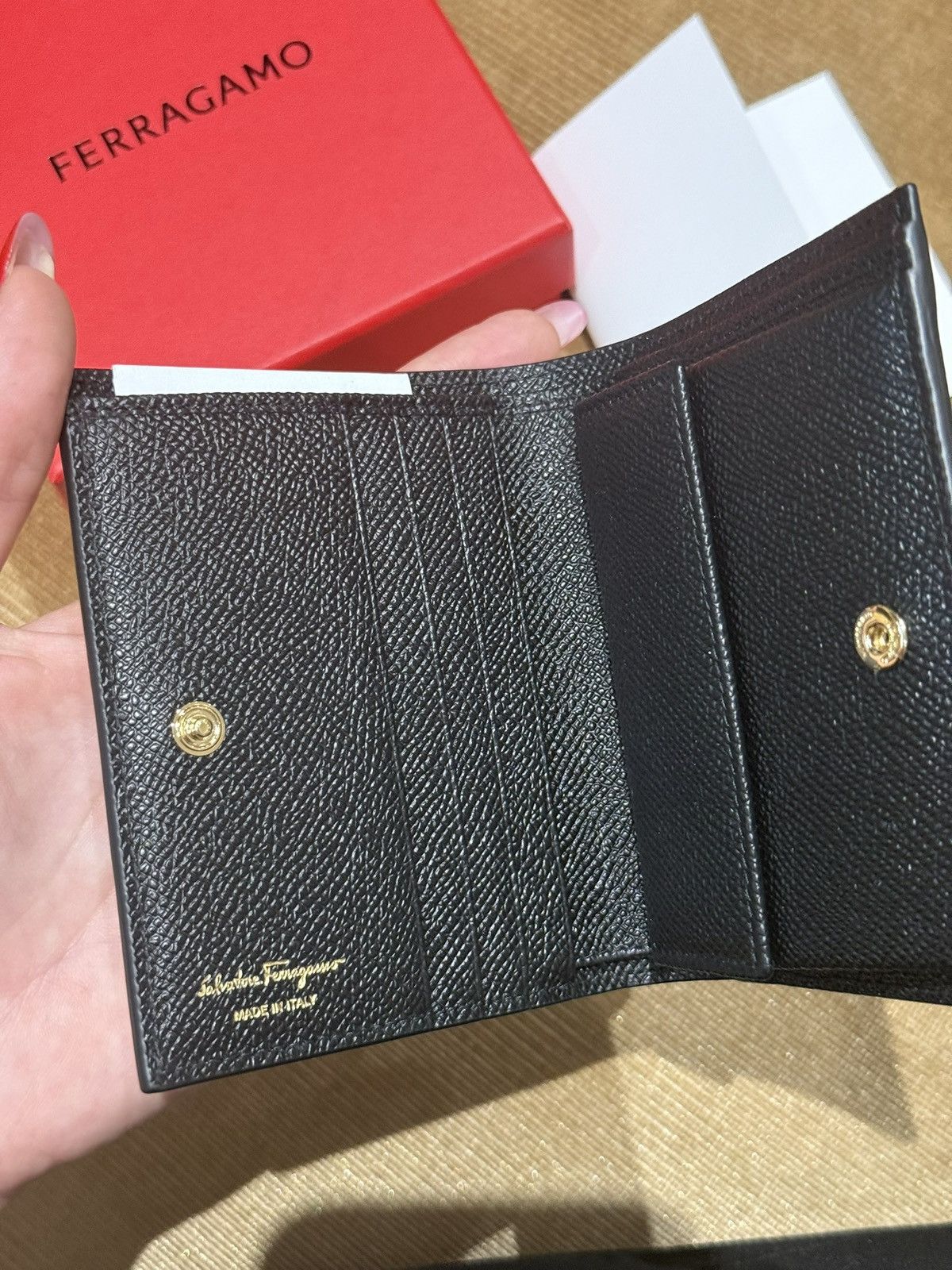 Salvatore Ferragamo Salvatore Ferragamo Gancini Wallet Size ONE SIZE - 6 Thumbnail