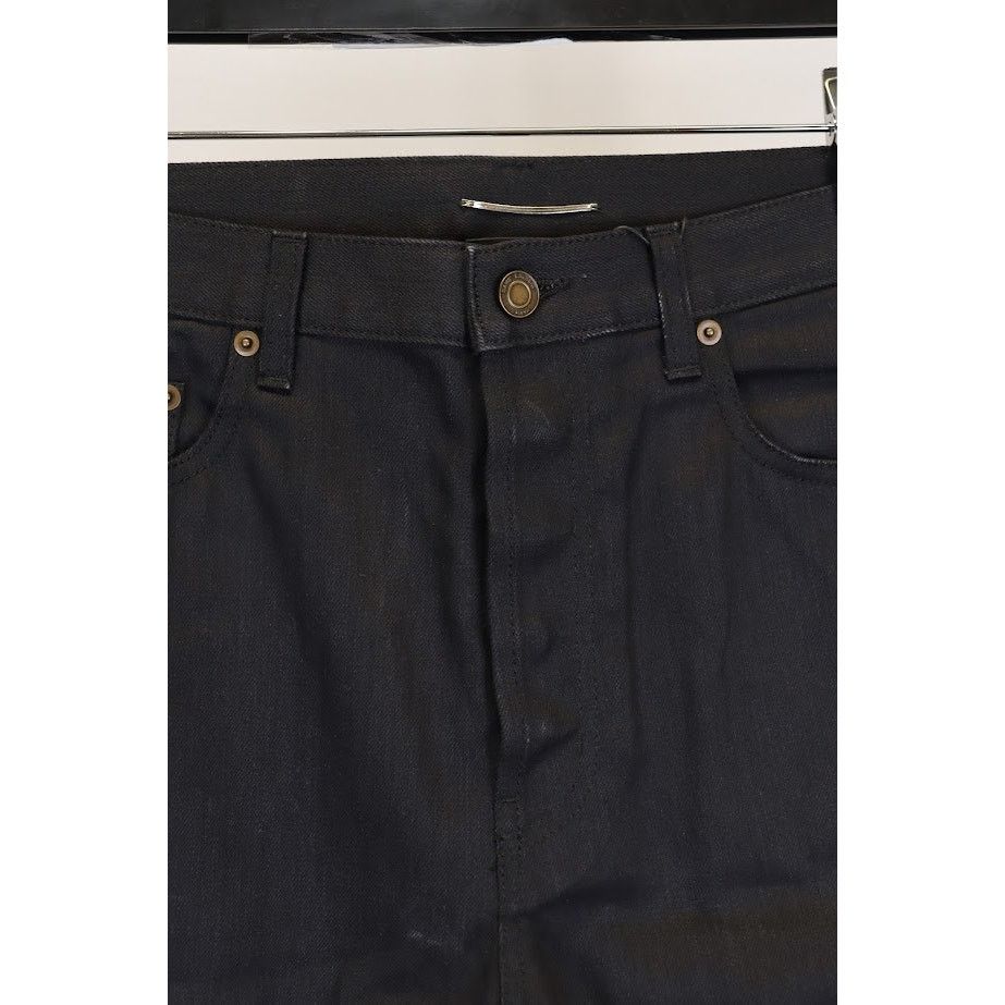 Saint Laurent Paris o1rshd1 Denim Short in Black Size US 31 - 2 Thumbnail