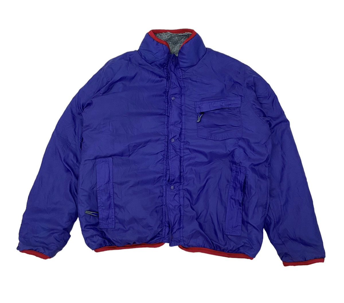image of Talon x Vintage Best Offervintage Henry Lear Riversible Polartec Jacket in Grey, Men's (Size Large)