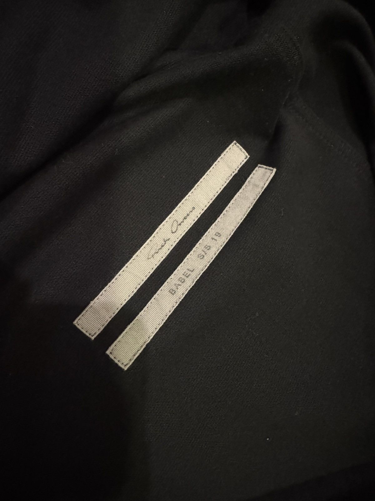 Rick Owens Rick Owens Long Zipped Hoodie Black size M Size US M / EU 48-50 / 2 - 2 Thumbnail