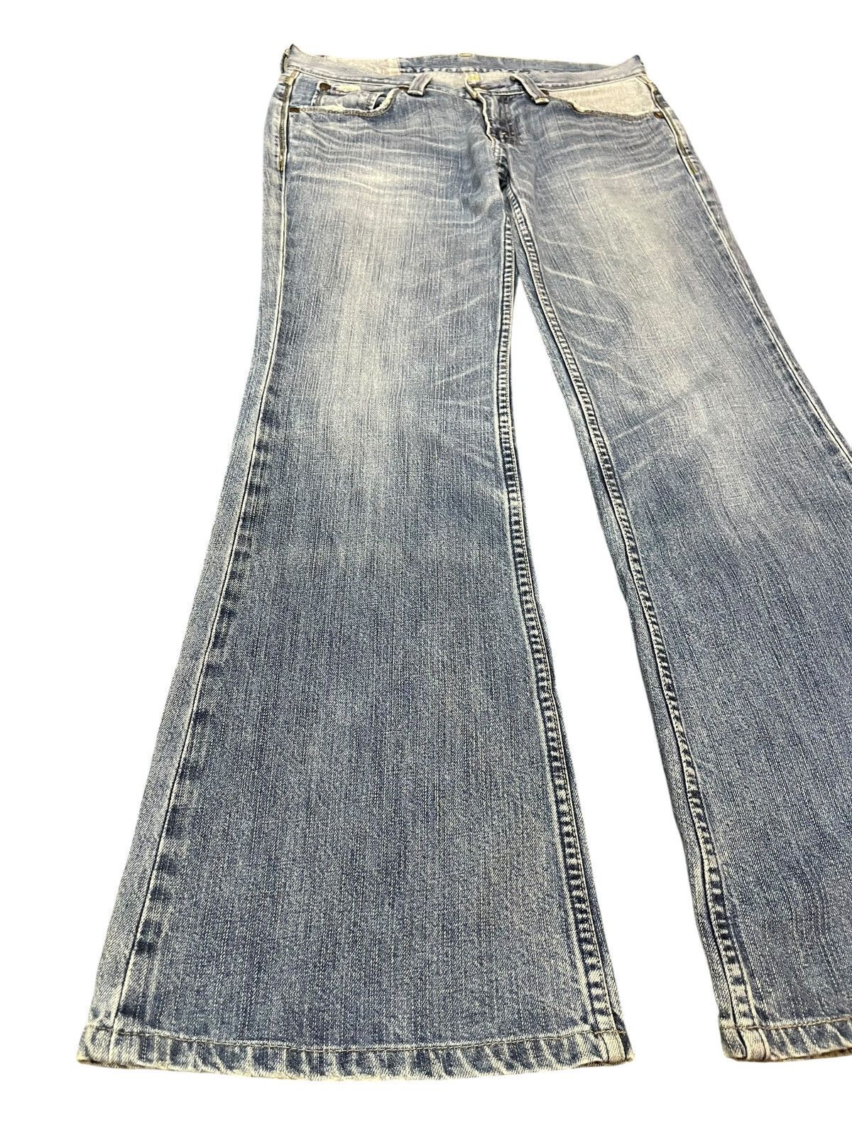 LVC × Levi's × Levi's Vintage Clothing Vintage Levi’s 927 Flare Bootcut Faded Denim Size US 32 / EU 48 - 3 Thumbnail