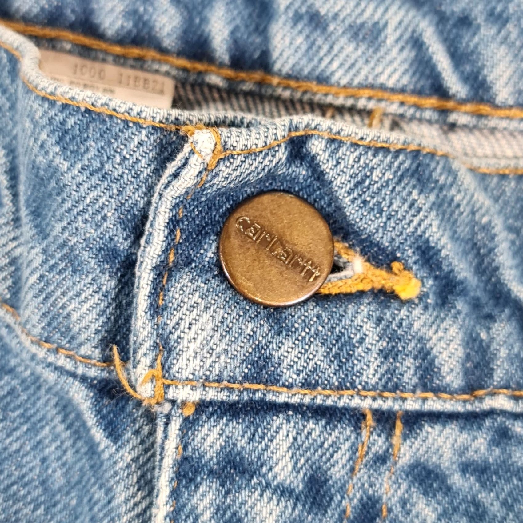 Carhartt VINTAGE Carhartt Jeans Mens W38 L30 Relaxed Fit Tapered 90s Denim B113DST Size US 38 / EU 54 - 4 Thumbnail