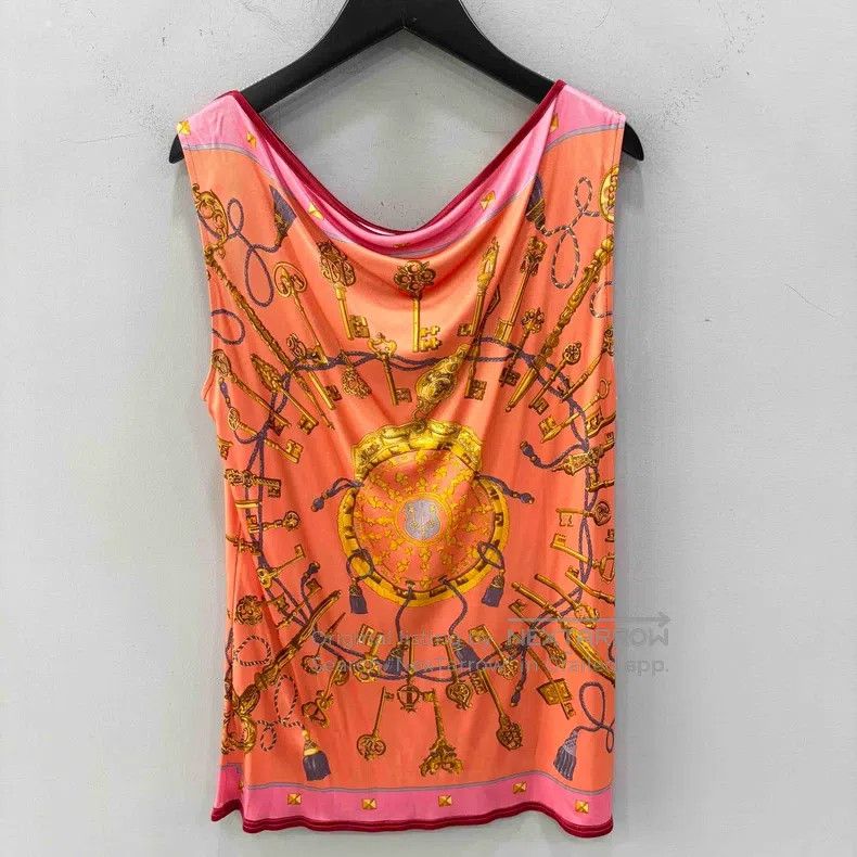 Hermes Hermes Orange Strapless Vest Size M / US 6-8 / IT 42-44 - 2 Thumbnail