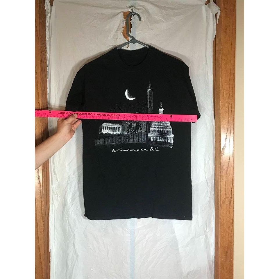 Vintage Vintage washington DC double side t shirt mens Med/LG Size US L / EU 52-54 / 3 - 2 Thumbnail