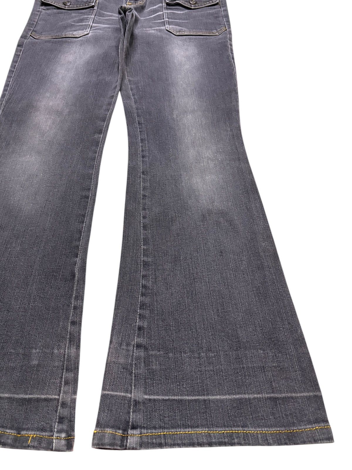 Japanese Brand Vintage Japanese Brand Bush Pant Faded Wash Flare Jeans Size US 30 / EU 46 - 7 Thumbnail