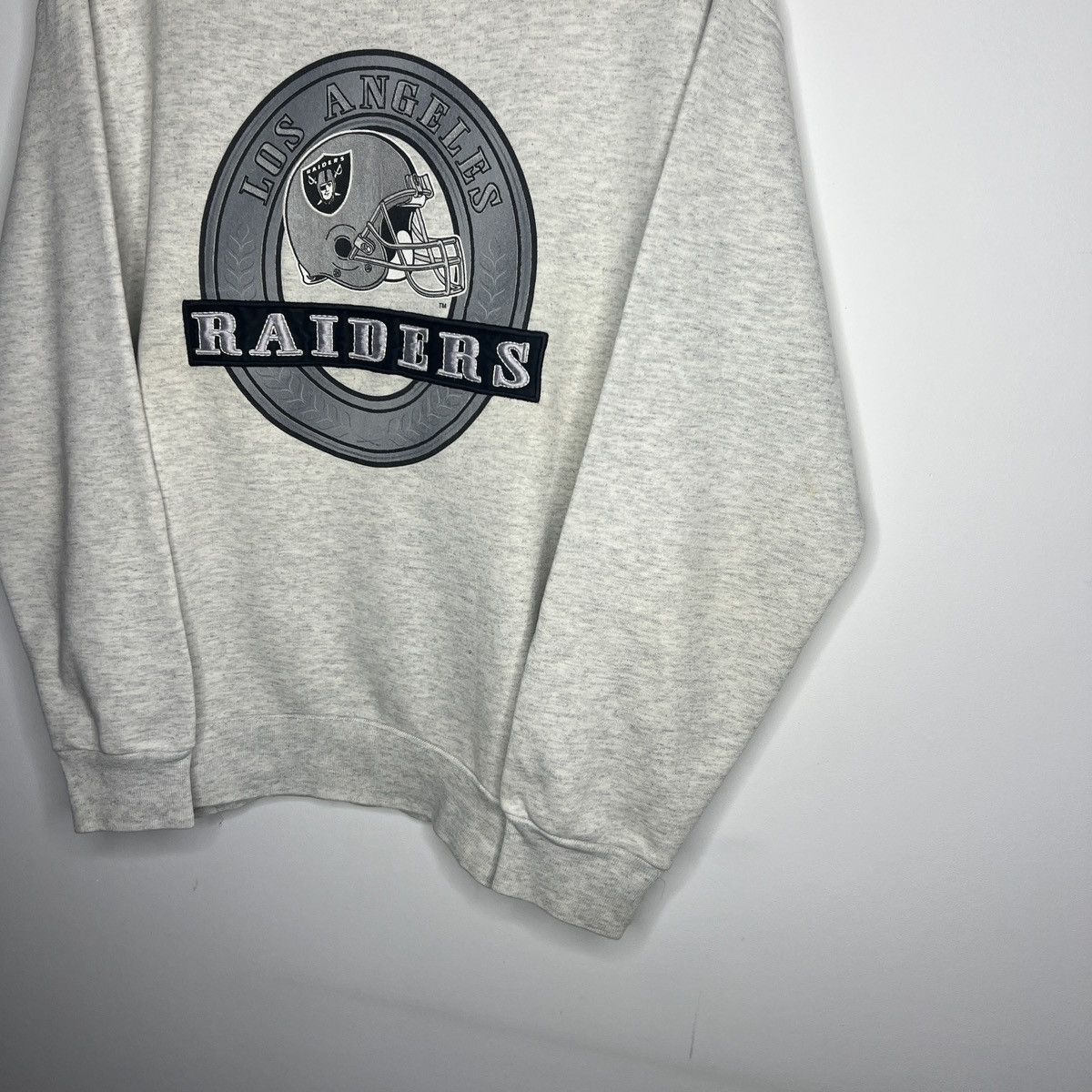 NFL × Vintage Crazy Vintage 90s Los Angeles Raiders Crewneck Sweatshirt Size US L / EU 52-54 / 3 - 2 Thumbnail