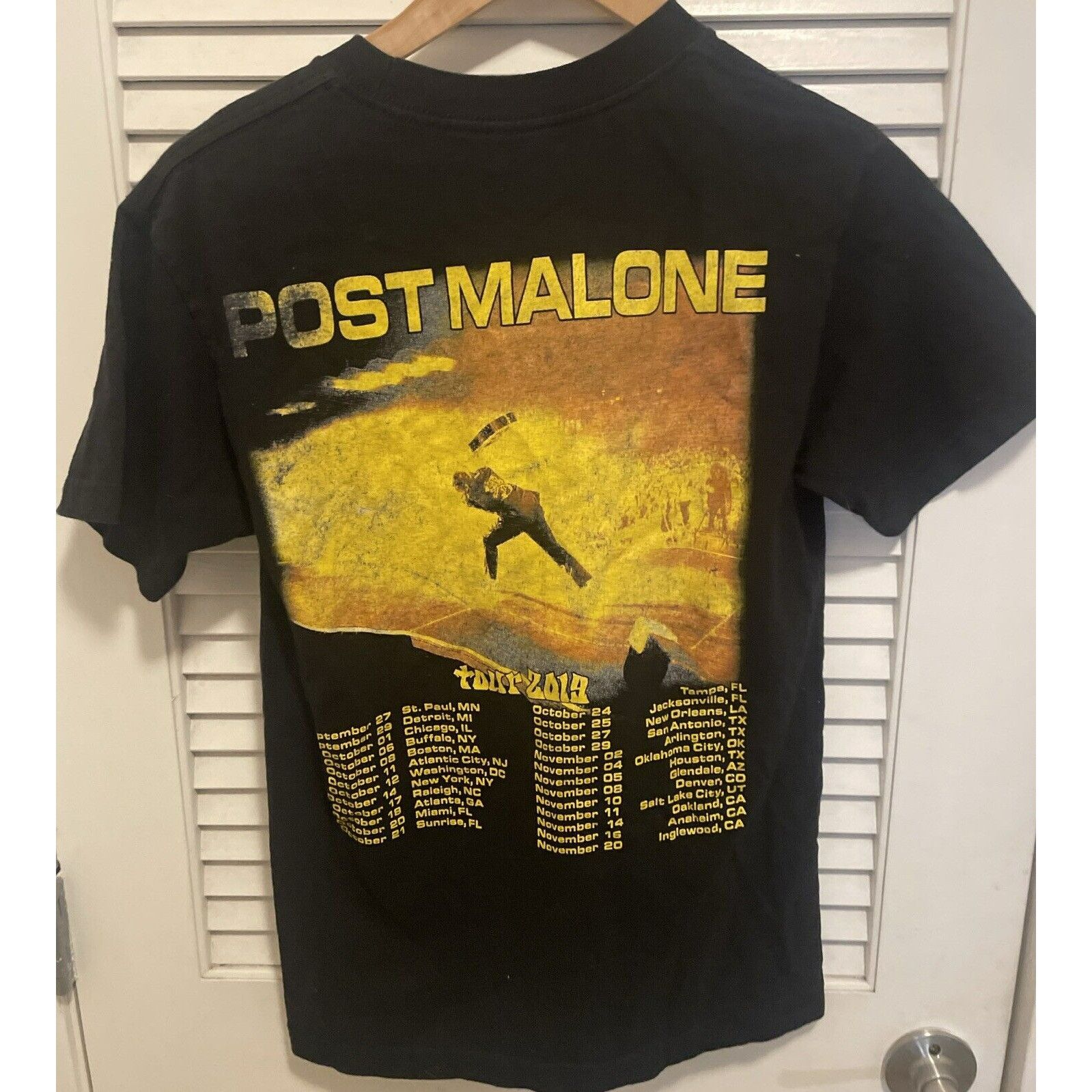 Fruit Of The Loom Men's Post Malone 2019 Summer In The City Double Sided Tour Size US S / EU 44-46 / 1 - 3 Thumbnail