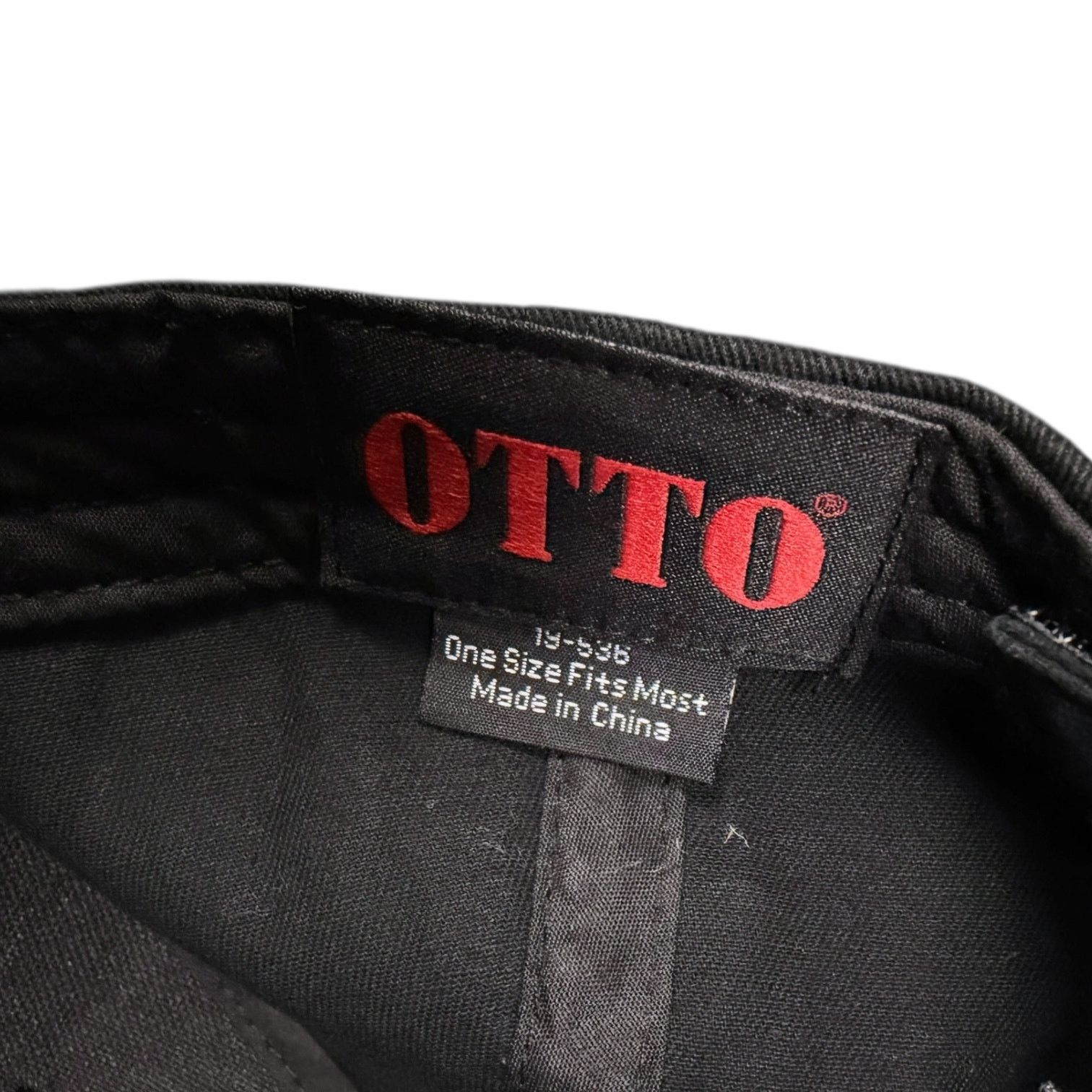 Otto Tesla Classic Logo Black Strapback Otto Logo Hat - OSFM Size ONE SIZE - 6 Thumbnail