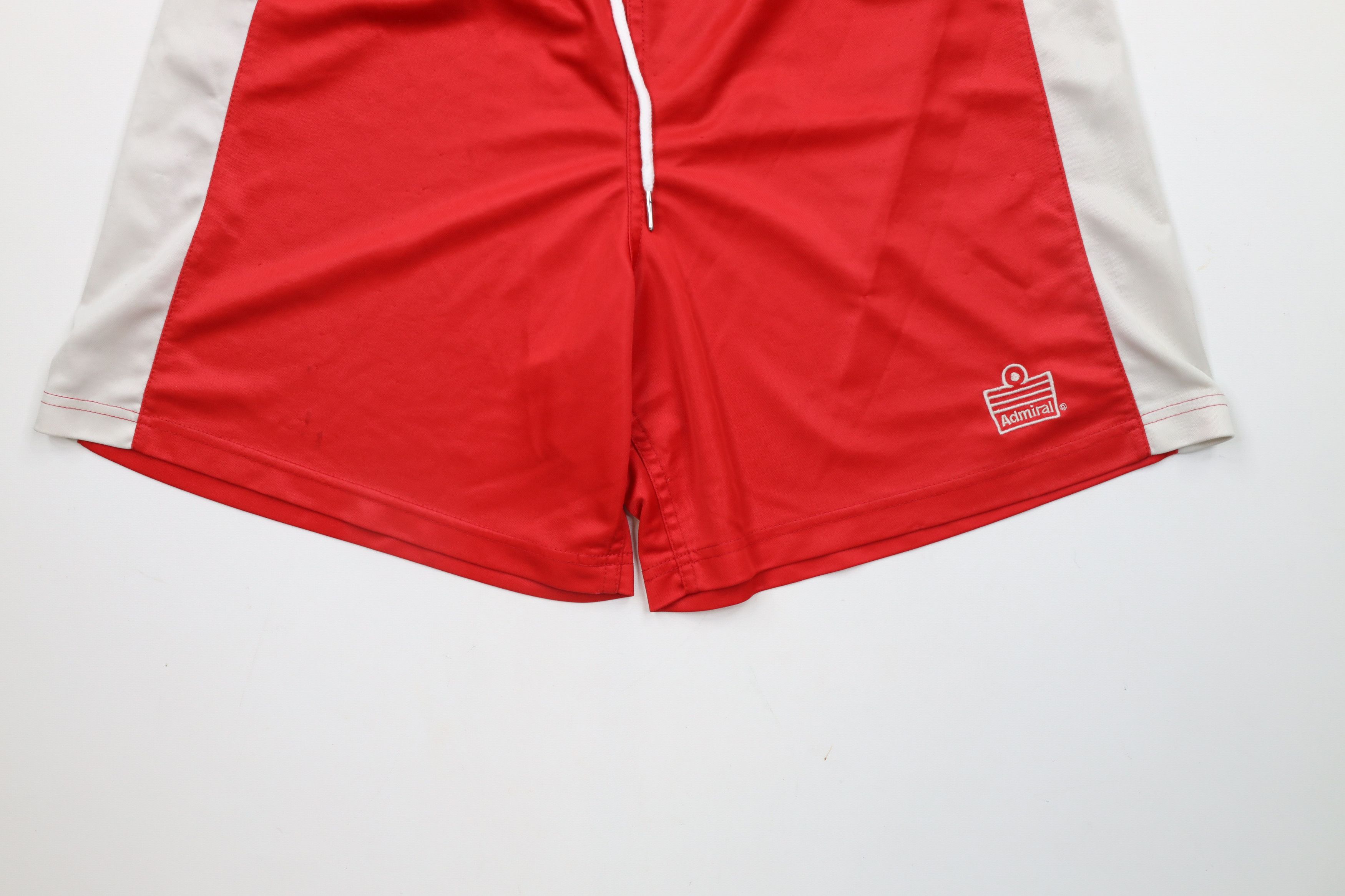 Vintage Vintage 90s Streetwear Above Knee Futbol Soccer Shorts Red Size US 32 / EU 48 - 4 Thumbnail