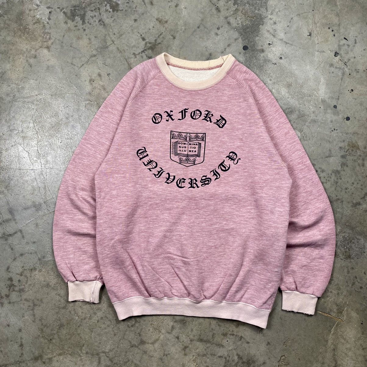 Vintage Rare 90s Oxford University Seas Sports Chrome Heart Crewneck Size US M / EU 48-50 / 2 - 1 Thumbnail