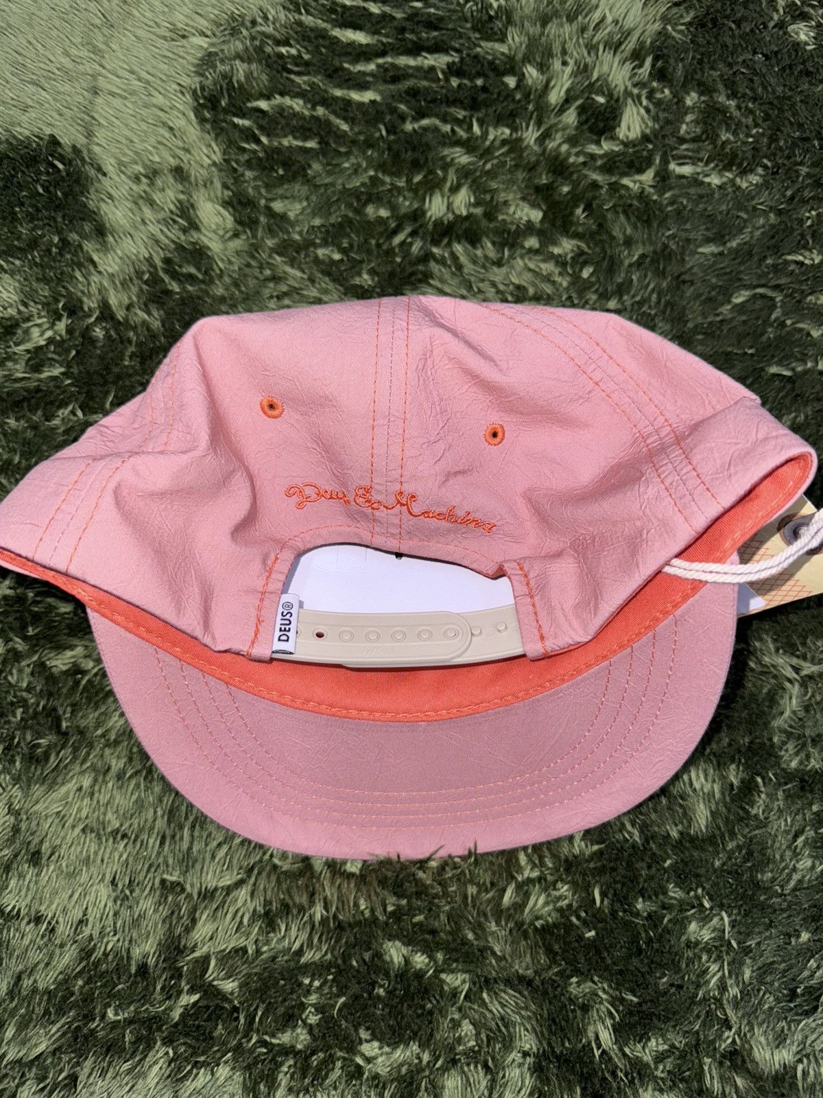 Designer × Deus Ex Machina DEUS EX MACHINA board and cycle logo embroidey cap peach Size ONE SIZE - 6 Thumbnail