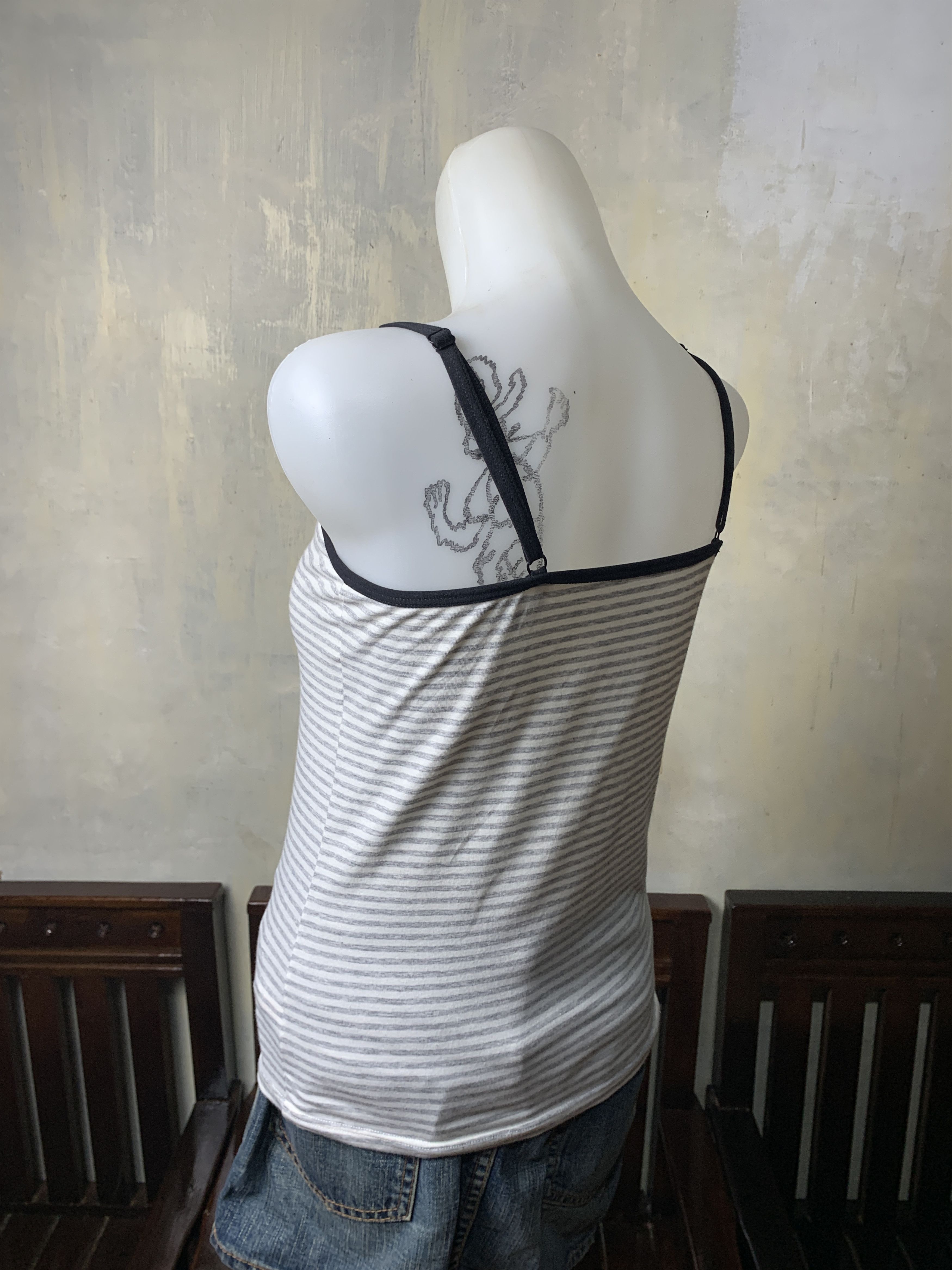 Anime Hello Kitty Stripes Big Naval Ribbon Tanktop Size S / US 4 / IT 40 - 12 Thumbnail