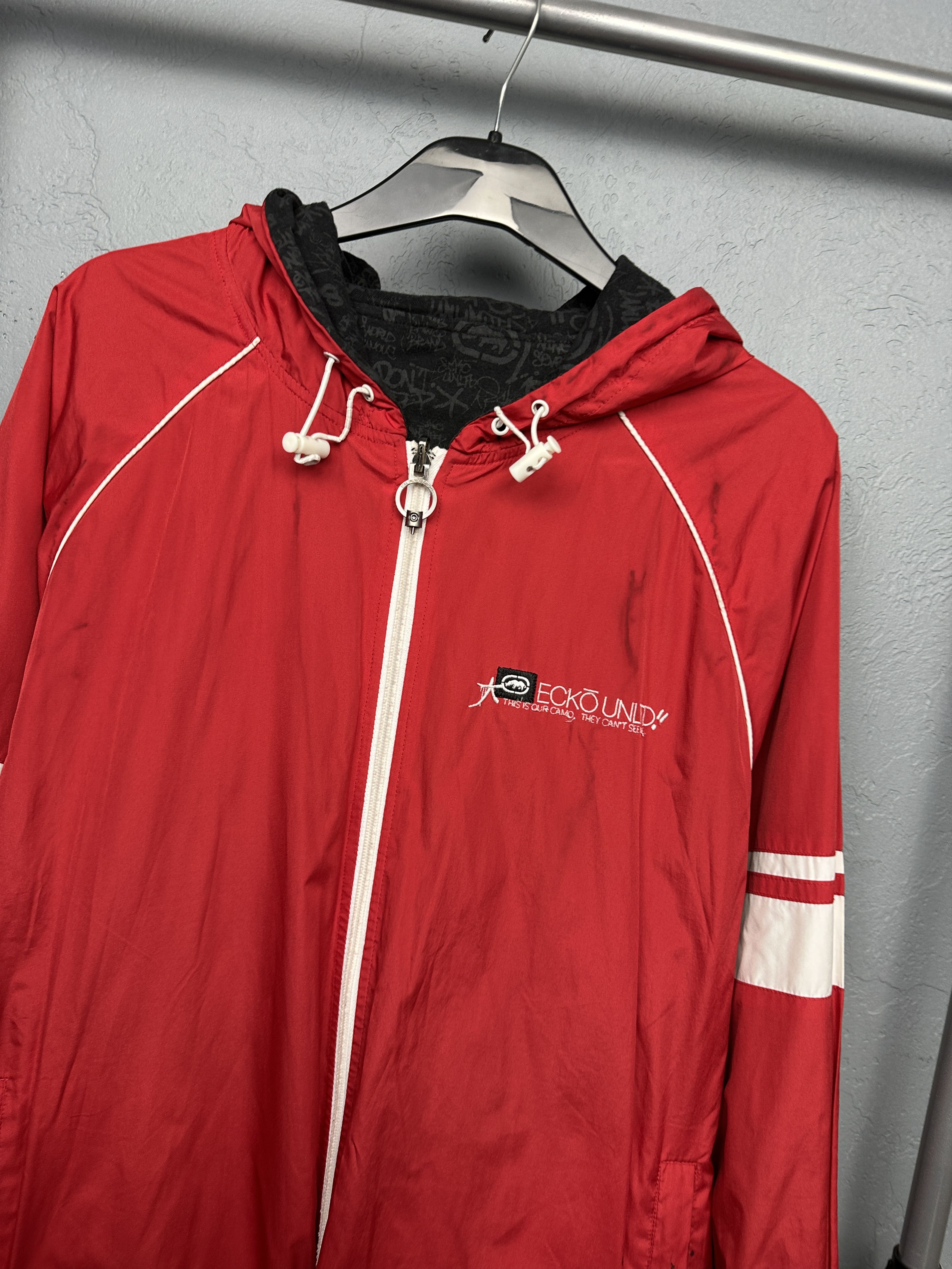 Ecko Unltd. Ecko Unlimited Mens Reversible Overprint Logo Hoodie Size US M / EU 48-50 / 2 - 7 Thumbnail