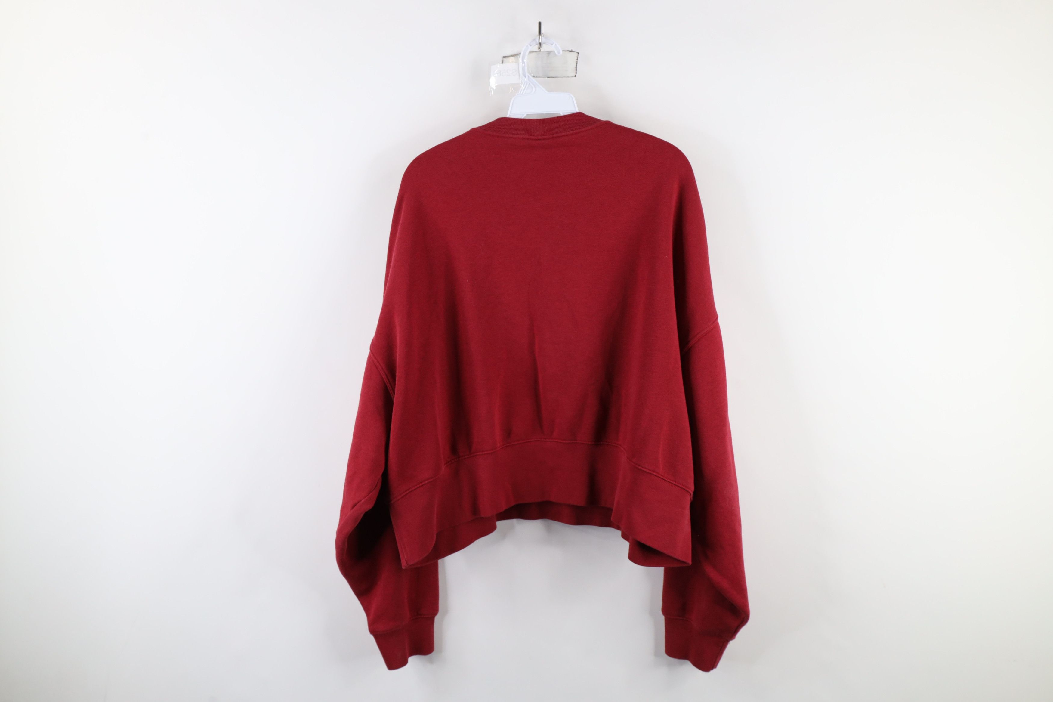 Nike × Vintage Vintage Nike Center Swoosh Boxy Oversized Cropped Sweatshirt Size S / US 4 / IT 40 - 13 Thumbnail