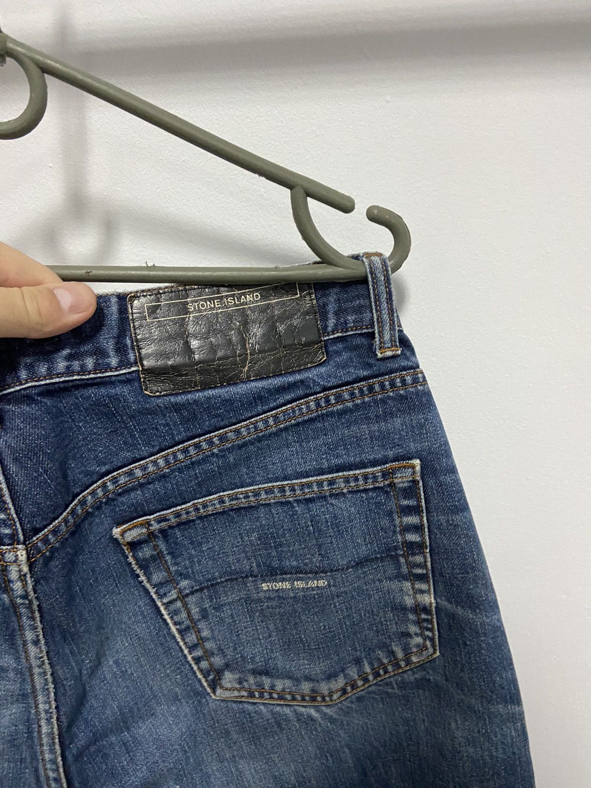 Stone Island × Vintage Stone Island Denims Selvedge Vintage jeans Pants Size US 34 / EU 50 - 5 Thumbnail
