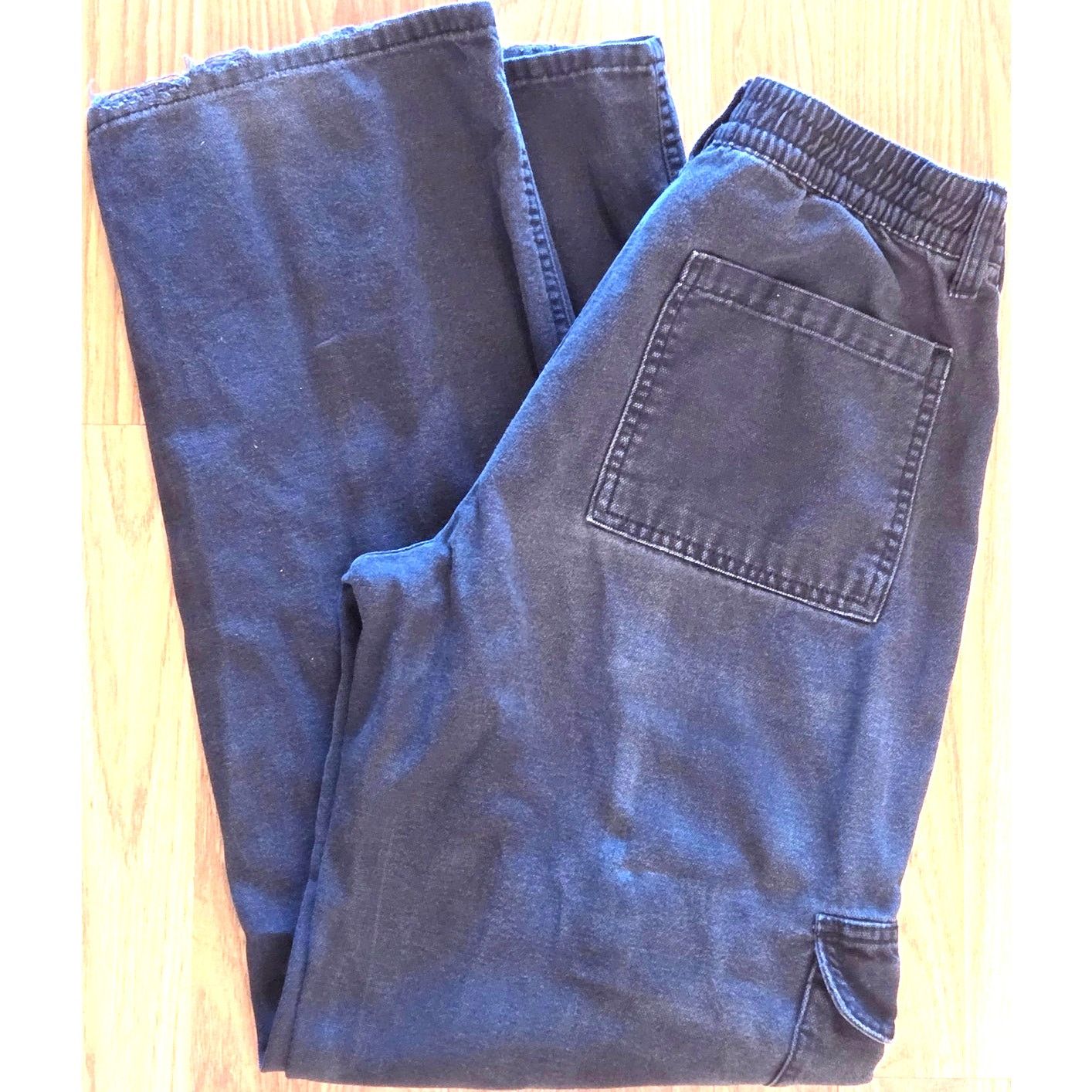 Aeropostale Black Small Aéropostale Cargo Utility Jeans 28x30 Size US 28 / EU 44 - 2 Thumbnail