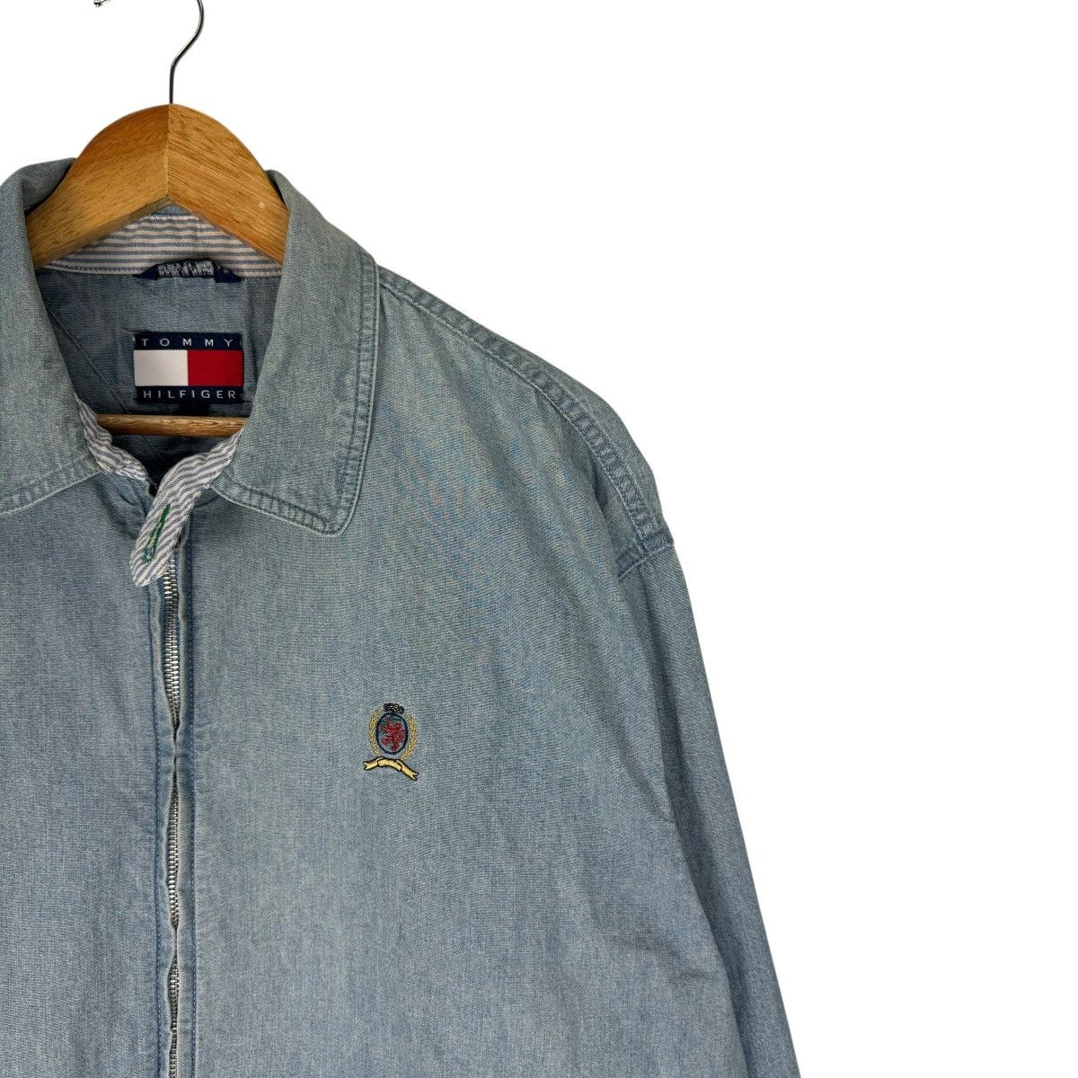 Tommy Hilfiger ☀️TOMMY HILFIGER HERRINGTON DENIM JACKET Size US L / EU 52-54 / 3 - 2 Thumbnail