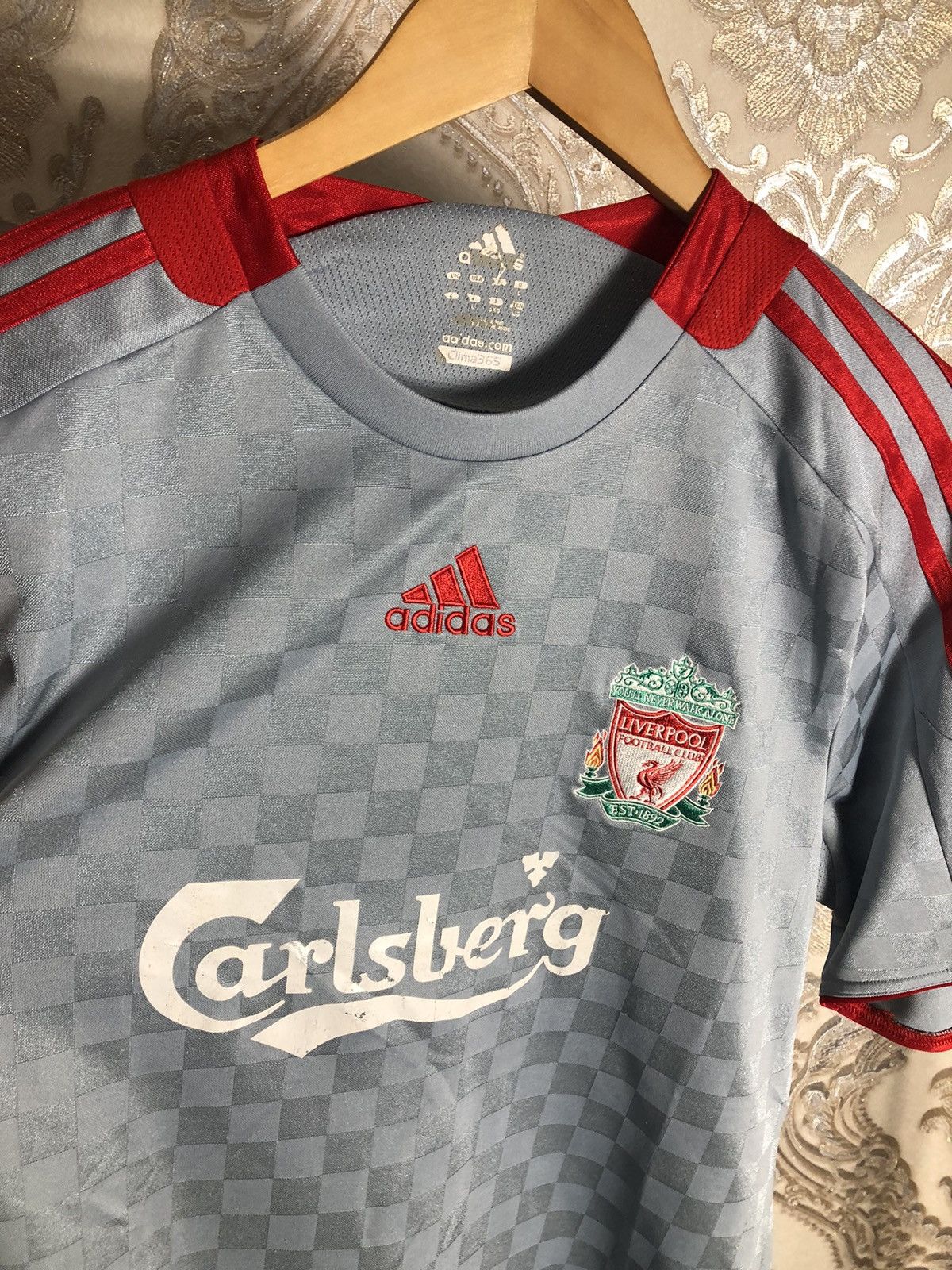 Adidas VINTAGE ADIDAS FC LIVERPOOL ENGLAND SOCCER JERSEY RETRO 90s Size US L / EU 52-54 / 3 - 3 Thumbnail