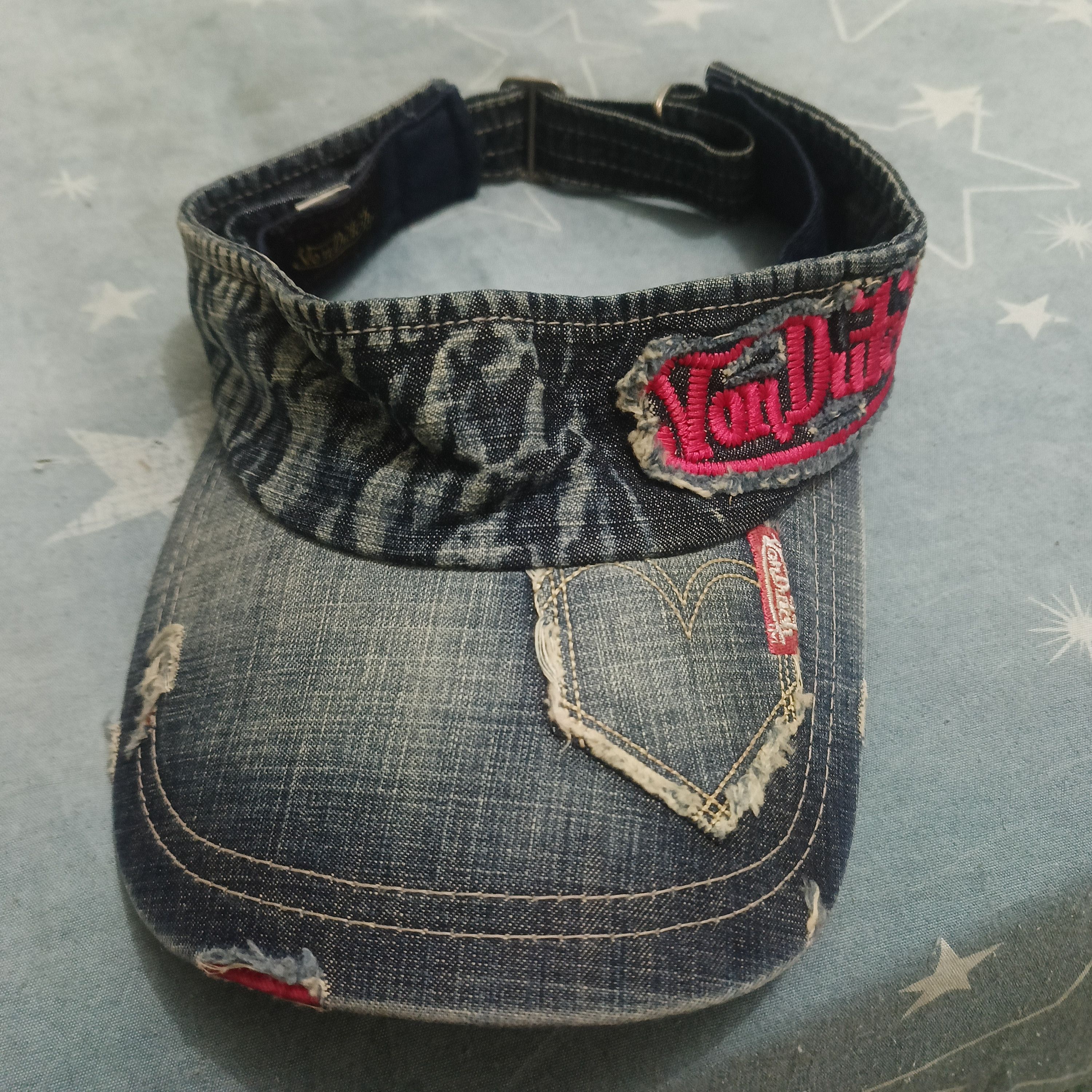 Japanese Brand × Von Dutch Rare Von dutch denim flared visor cap Size ONE SIZE - 1 Thumbnail