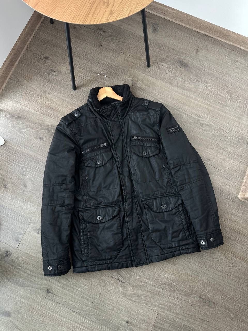 Japanese Brand × Schott × Vintage Vintage Japanese Schott Black Faded Pocket Jacket Size US M / EU 48-50 / 2 - 6 Thumbnail