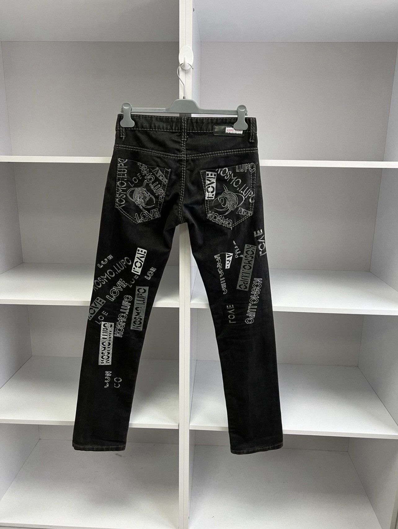 Vintage Vintage Kosmolupo Y2K Japanese Style Archival Black Pants Size US 30 / EU 46 - 7 Thumbnail