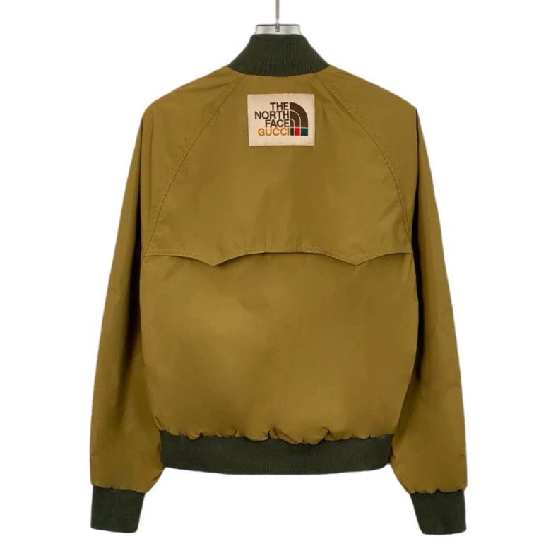 Gucci Gucci The North Face co-branded brown stand-up collar zippe Size US M / EU 48-50 / 2 - 2 Thumbnail