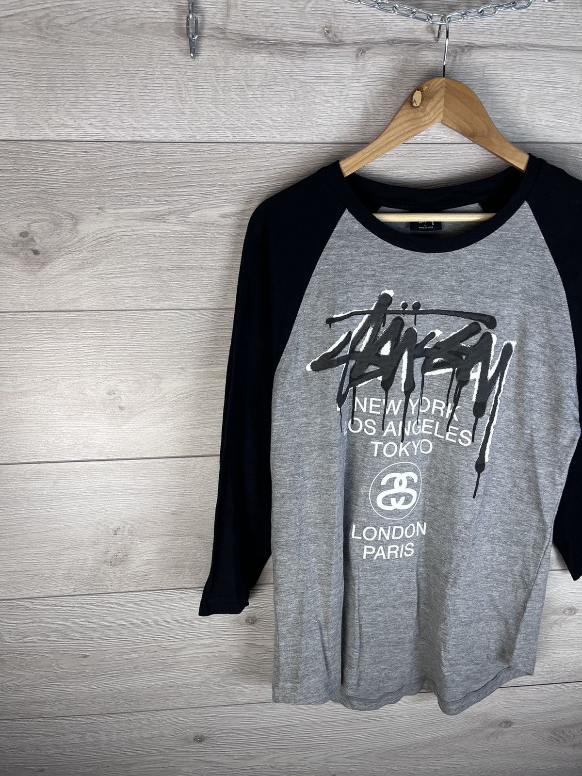 Stussy Men’s long sleeve Stussy size L made in India 🇮🇳 Size US L / EU 52-54 / 3 - 2 Thumbnail