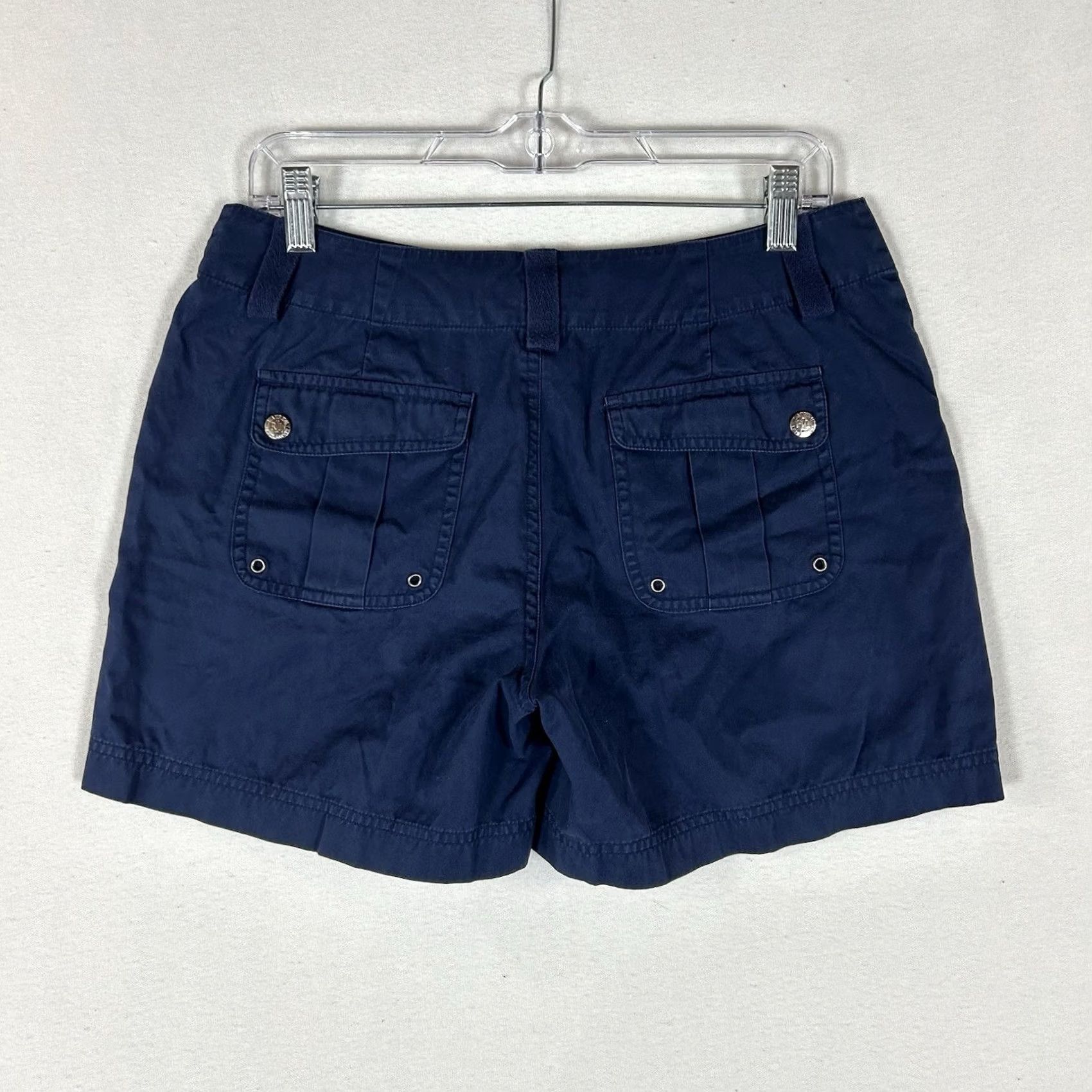 Ralph Lauren Ralph Lauren Active Bermuda Shorts Womens 4 Blue Casual Mid Rise Wide Back Pockets Twill- Cotton- Golf Walking Mens? Size 27" / US 4 / IT 40 - 4 Thumbnail